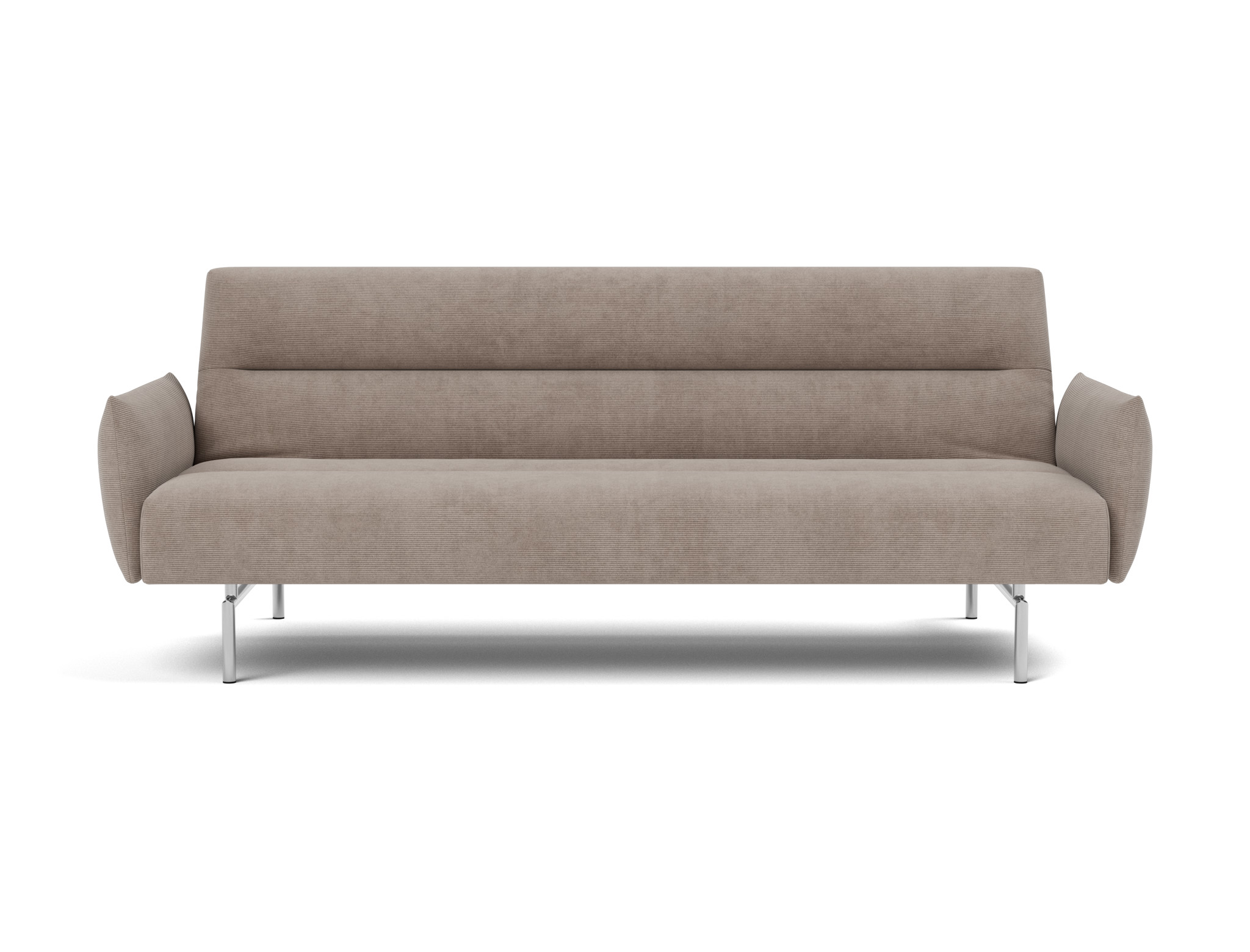 Schlafsofa Jillis mit Armlehnen Kord Cordufine 318-Beige