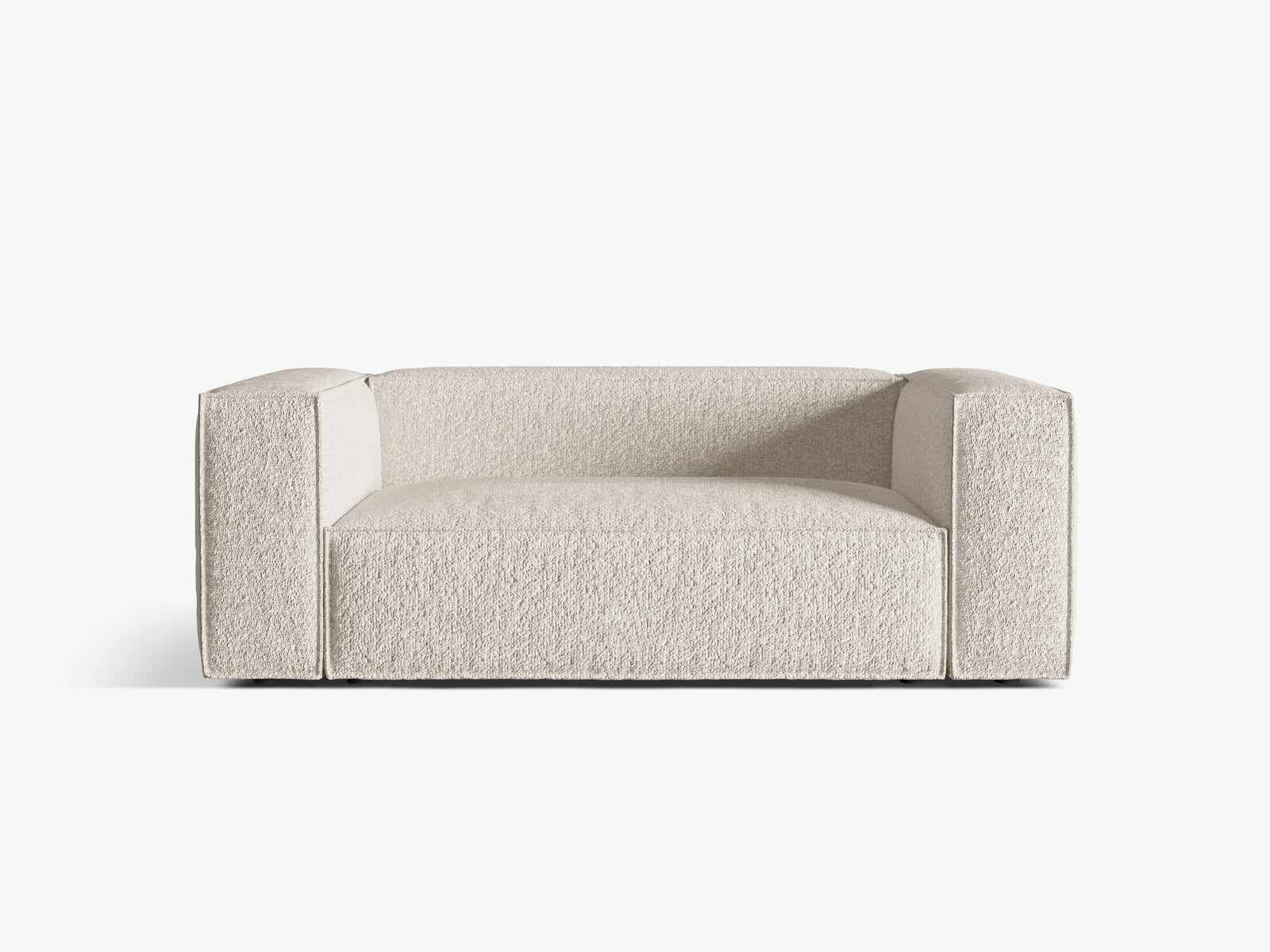 Micadoni Sofa Nuria 2-Sitzer Boucle Beige