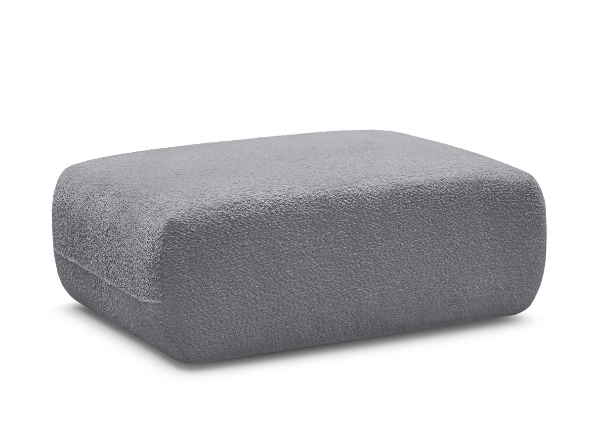 Bobochic Anda Pouf Chenille Grau