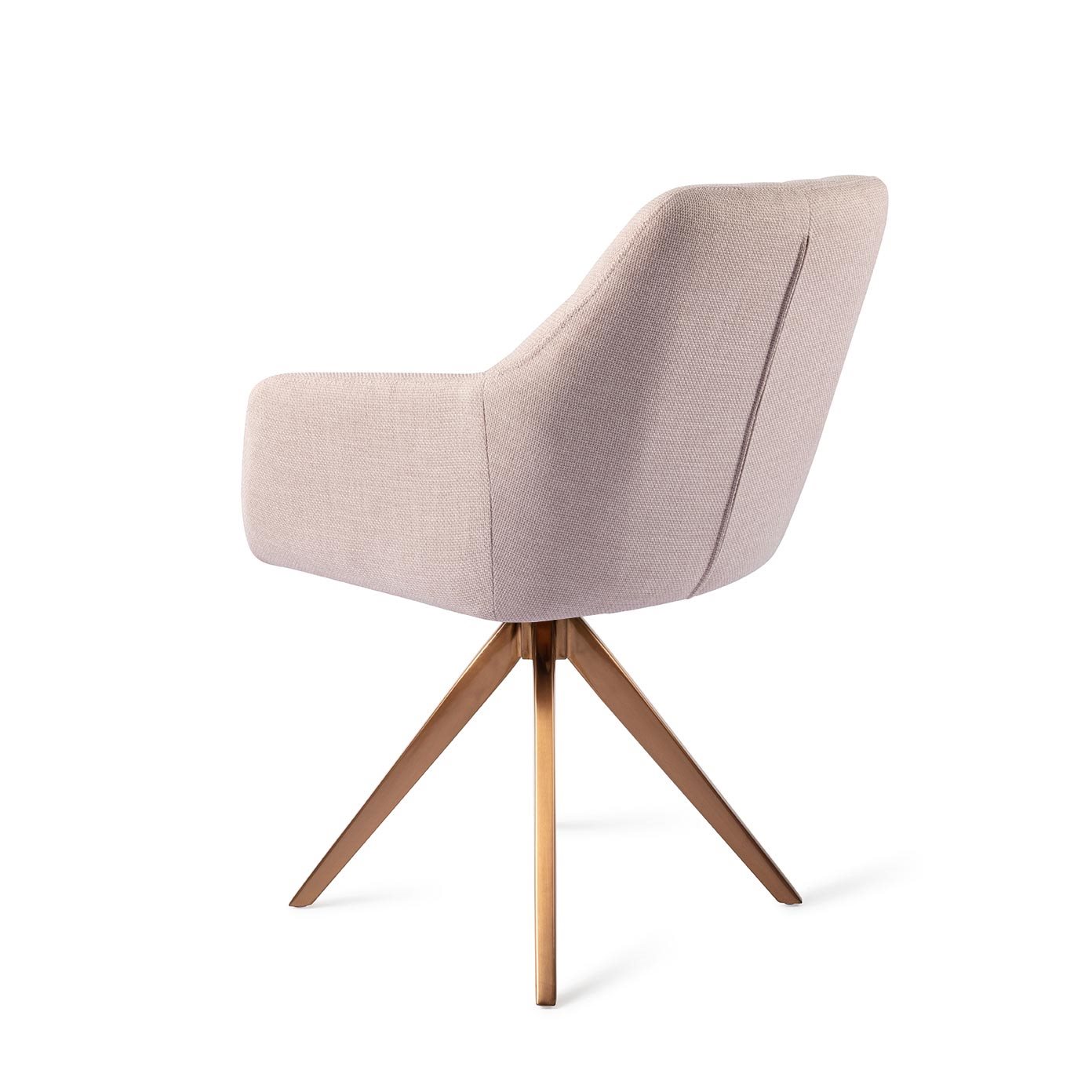 Jesper Home Esszimmerstuhl Noto Petal-Pink Turn Rosa