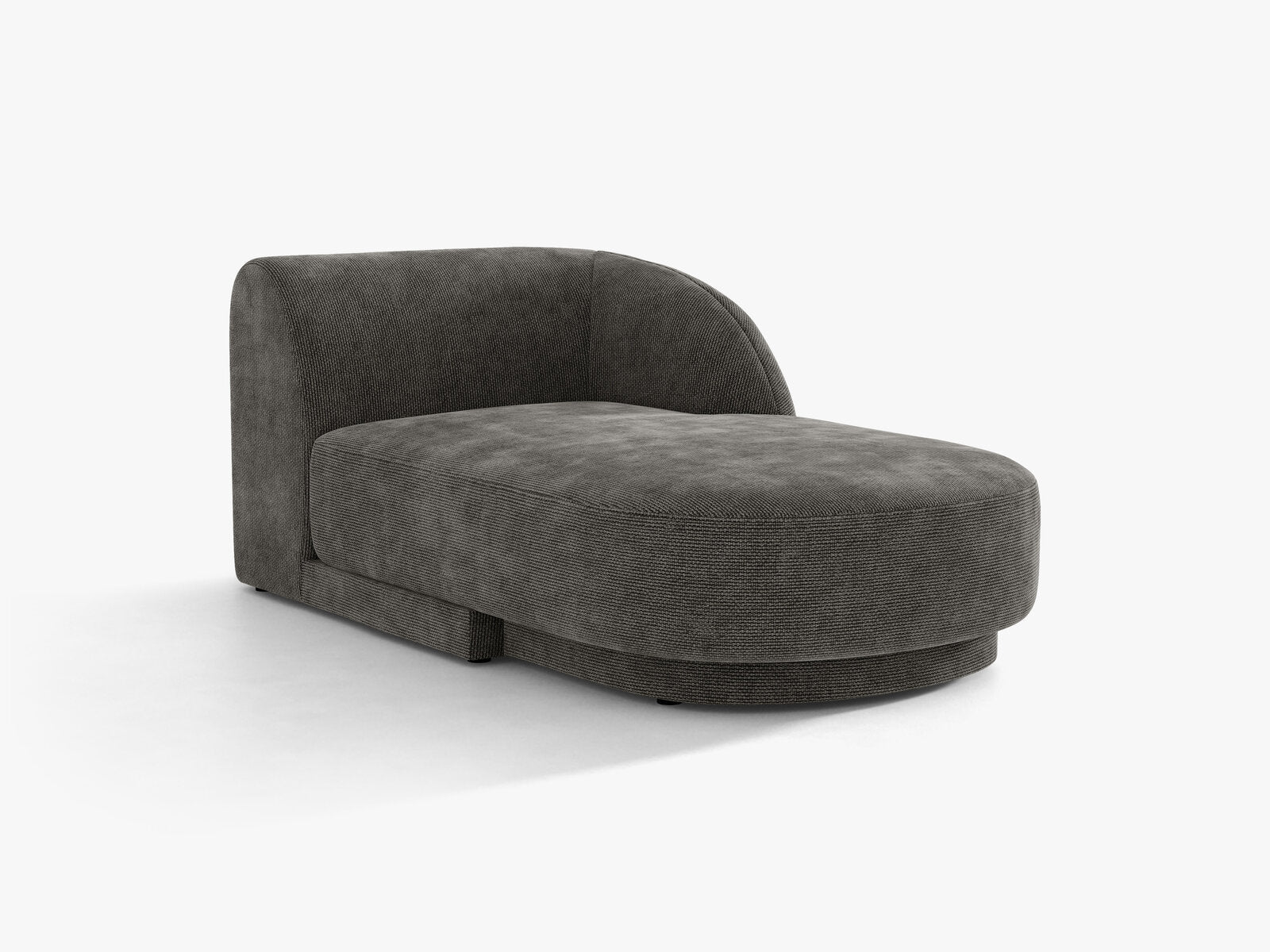 Micadoni Modul Miley 2-Sitzer Rechts Chenille Haga Grau