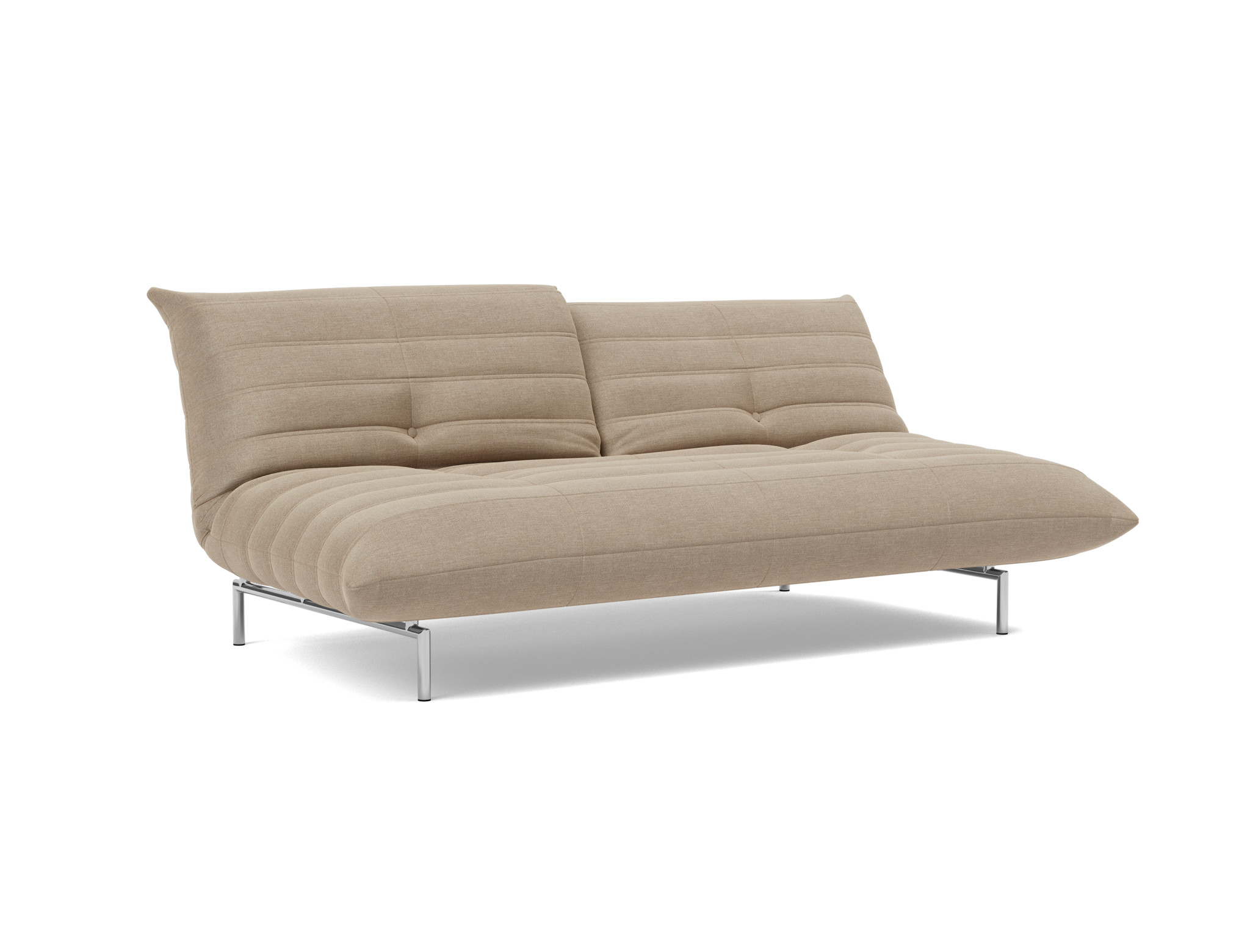 Schlafsofa Mikunjo Flachgewebe Phobos 587-Mocha