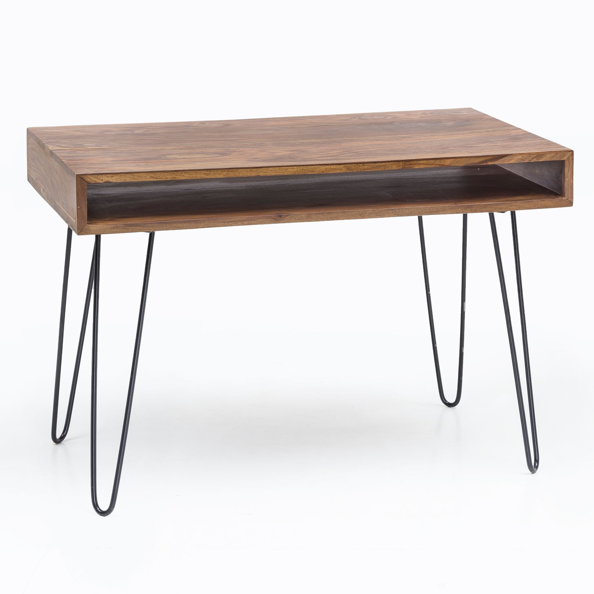 Schreibtisch Agdenes Sheesham Massivholz 110 × 60 × 76 cm