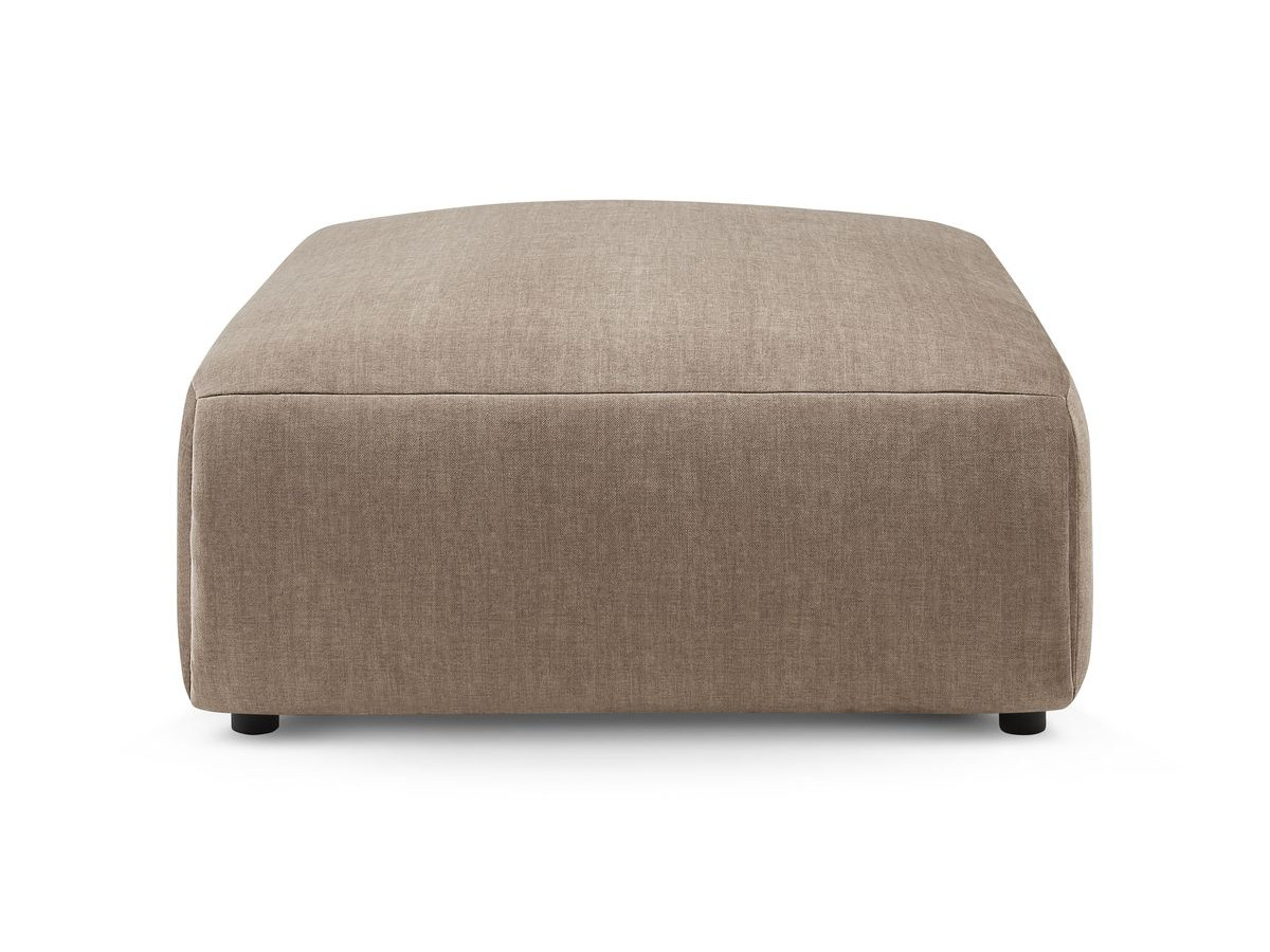 Bobochic Jeanne Pouf 95 × 117 cm Samt Taupe