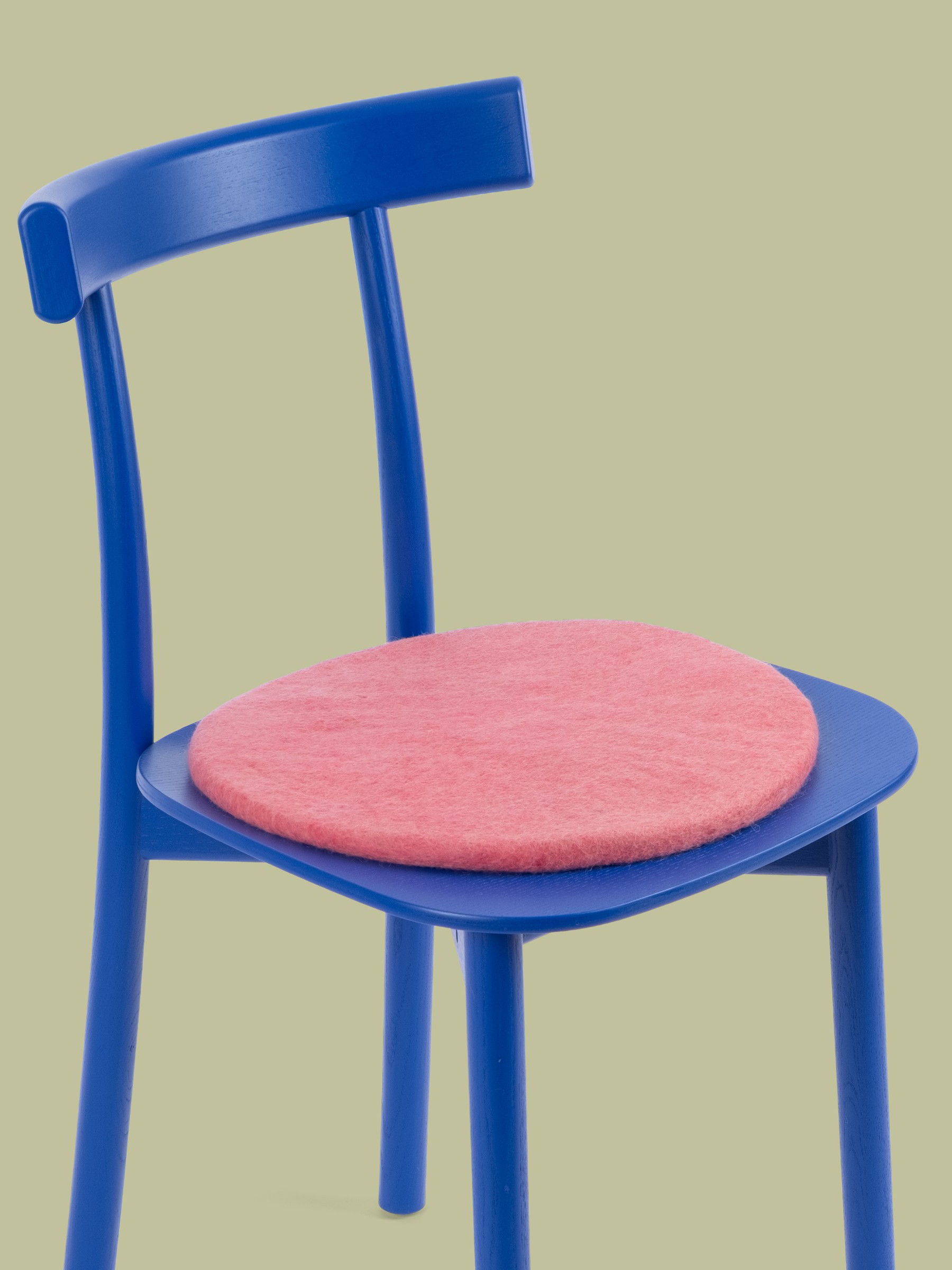 myfelt Vera Filz-Sitzauflage Korallenrosa Ø 36 cm