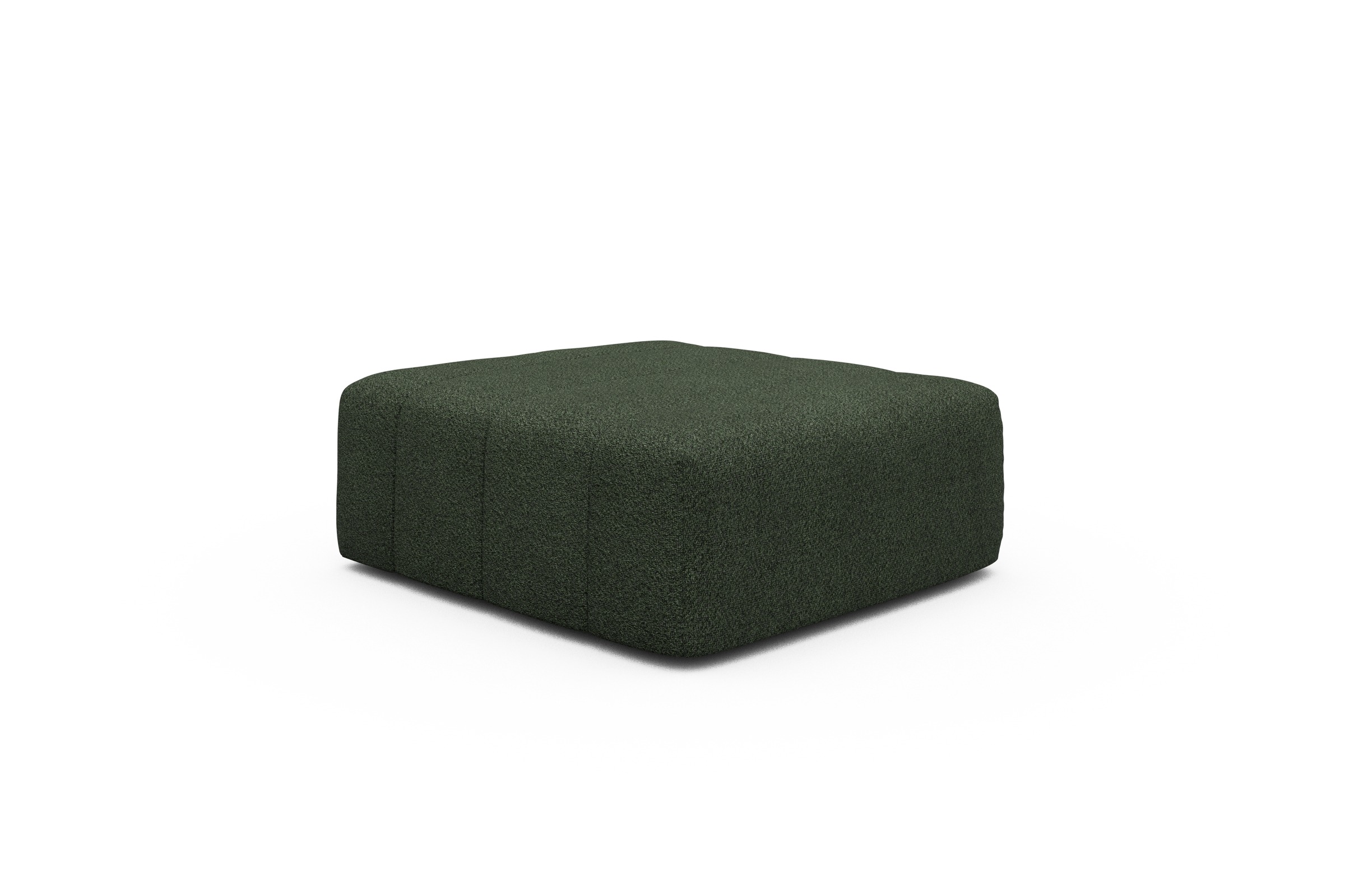 Sitzhocker Hugo Ottomane Vanora-Deep-Green