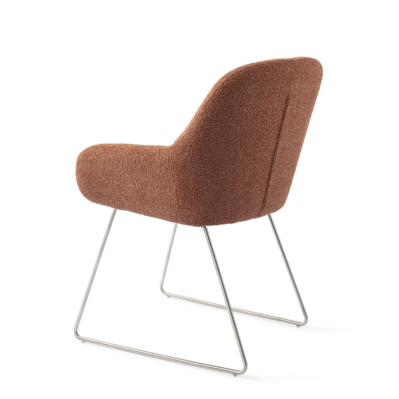 Jesper Home Esszimmerstuhl Kushi Amber Autumn Slide Stahl
