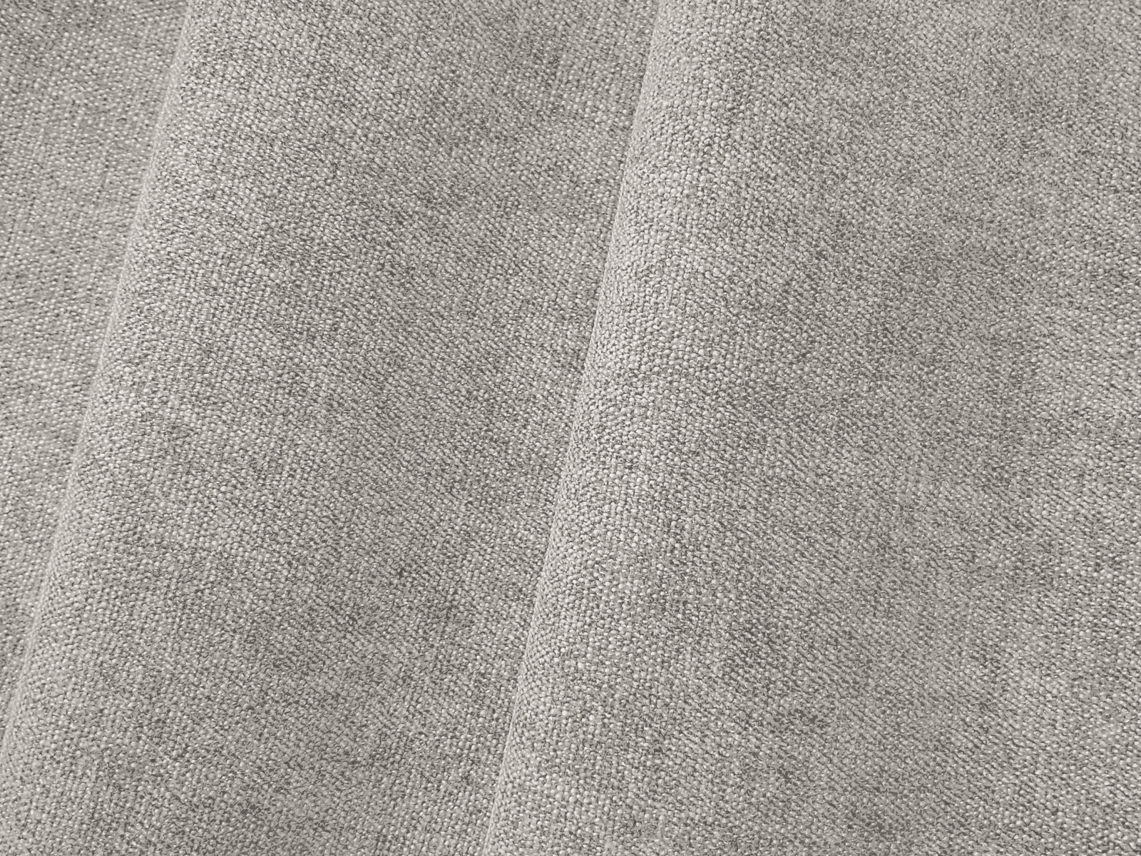 Micadoni Sofa Bloom 4-Sitzer Strukturierter Stoff Silber