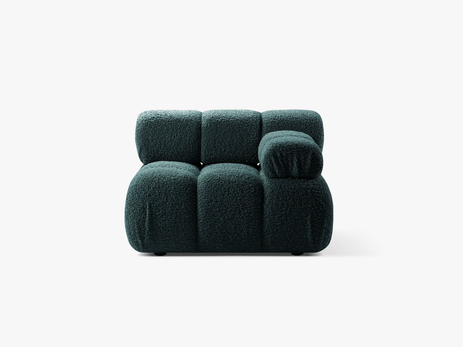 Micadoni Eckmodul Bellis Rechts Boucle Rolf Petrol