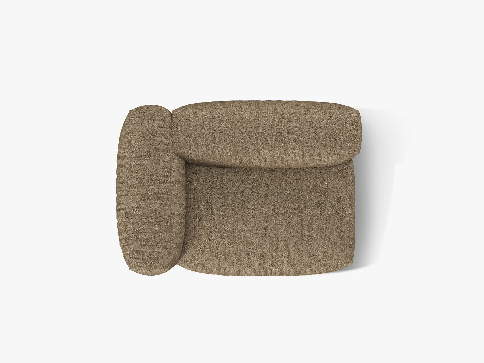 Micadoni Eckmodul Martina 1-Sitzer Links Boucle Monet Cappuccino