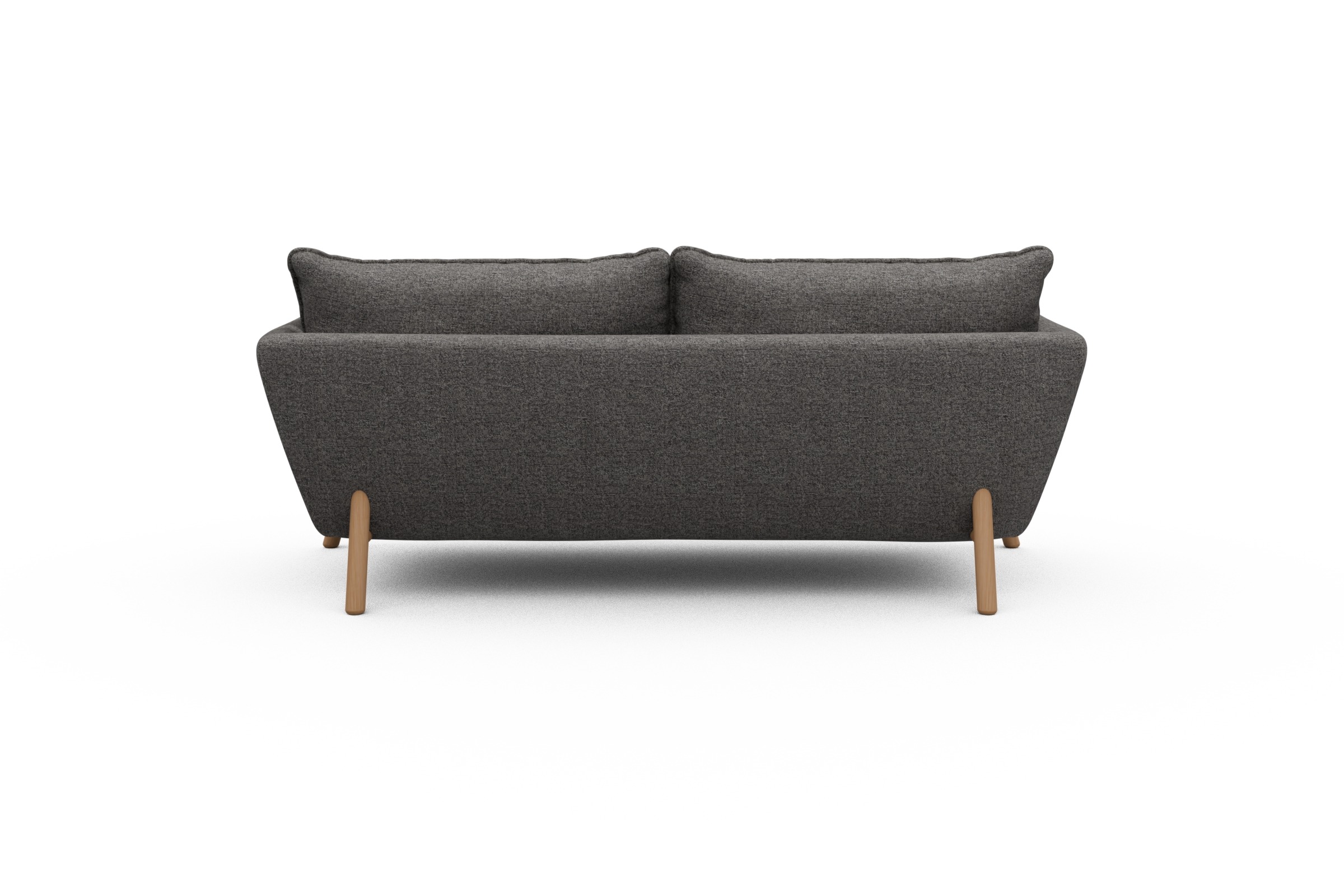 Sofa Emil PREMIUM 2-Sitzer Beinfarbe Eiche Natur Carreno-Salt-and-Pepper