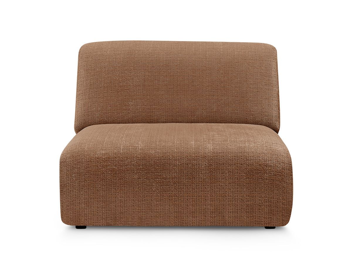 Bobochic Sirius Sofamodul 1-Sitzer Strukturstoff Orange