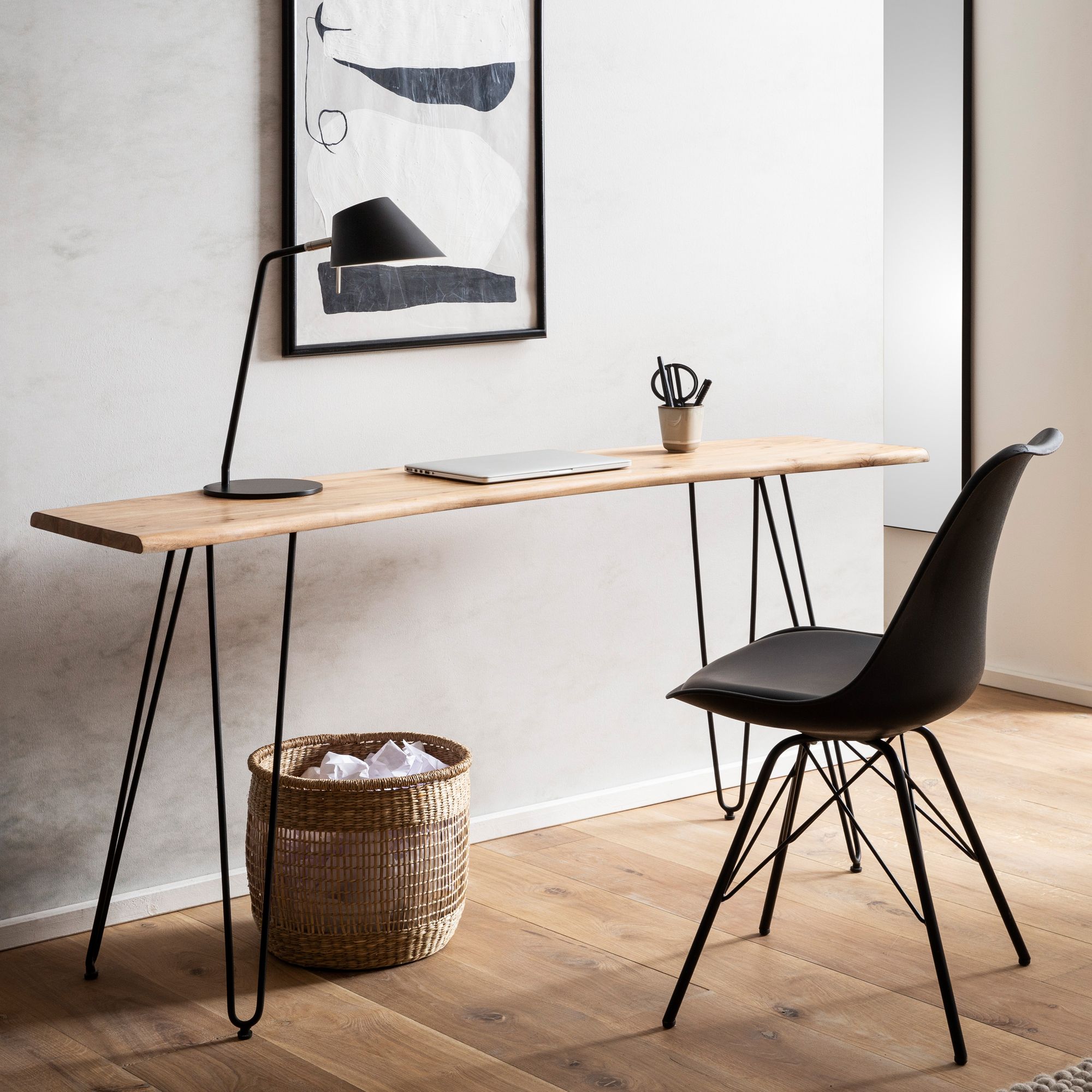 Schreibtisch Hoyanger Akazie Massivholz 150 × 36 × 75 cm