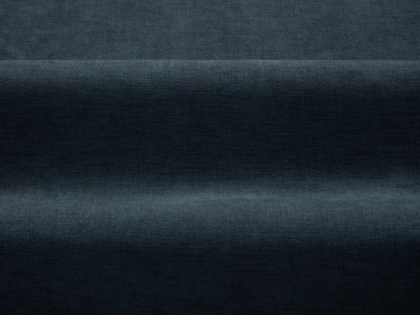 Micadoni Ecksofa Torino 4-Sitzer Links Strukturierter Stoff Marineblau