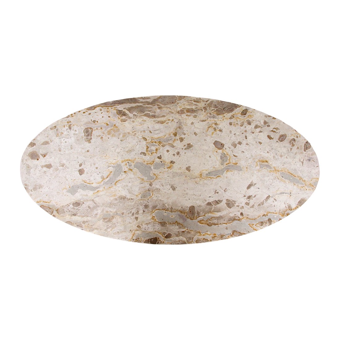 Raw Materials Marmor-Couchtisch Creme 120x60x38cm