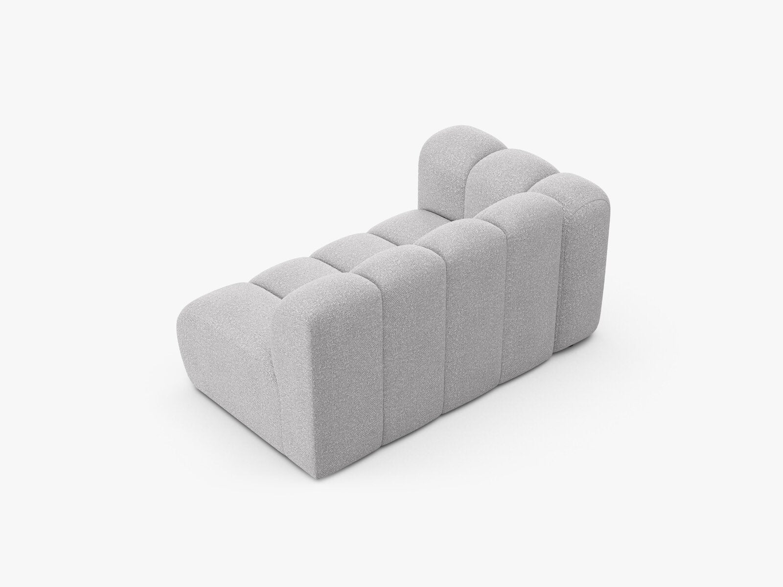 Micadoni Modul Lupine 2-Sitzer Links Boucle Baloo Hellgrau