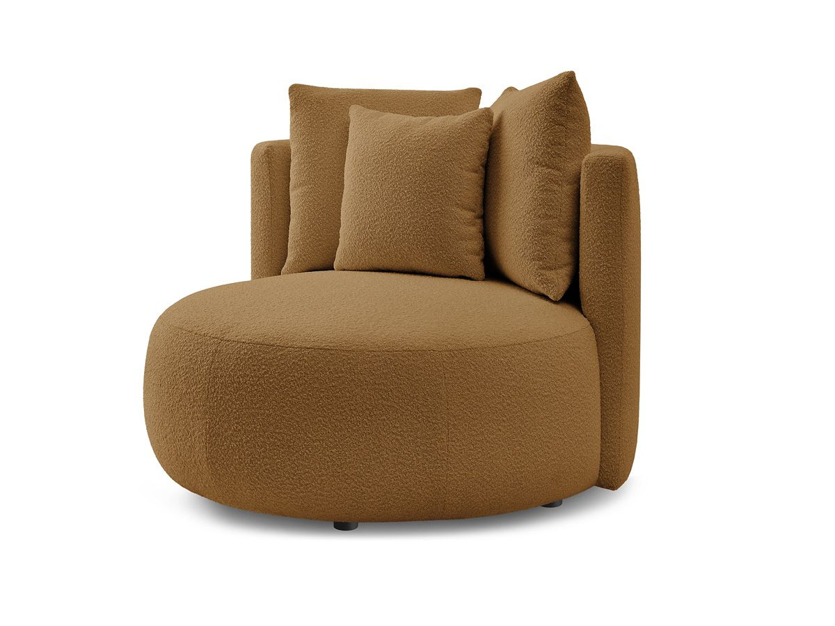 Bouclé-Stoff · Orange