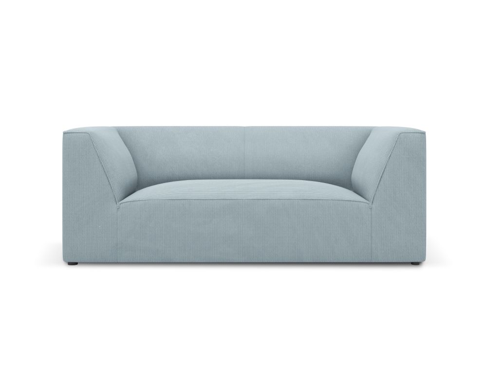 Cosmopolitan Design Sofa Siena 2-Sitzer Kord Scala Hellblau