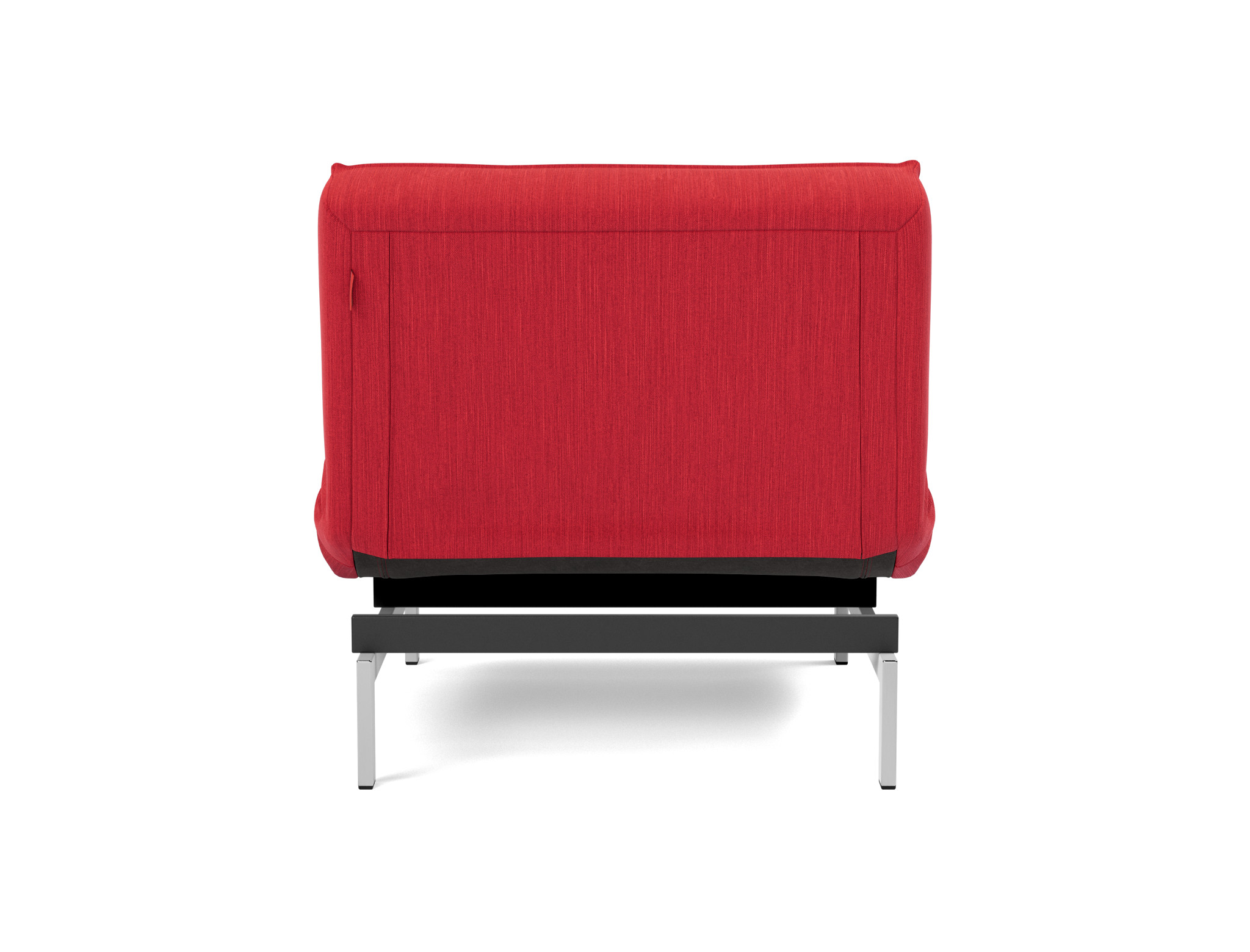Sessel Splitback Flachgewebe Elegance 511-Red Beine Chrom