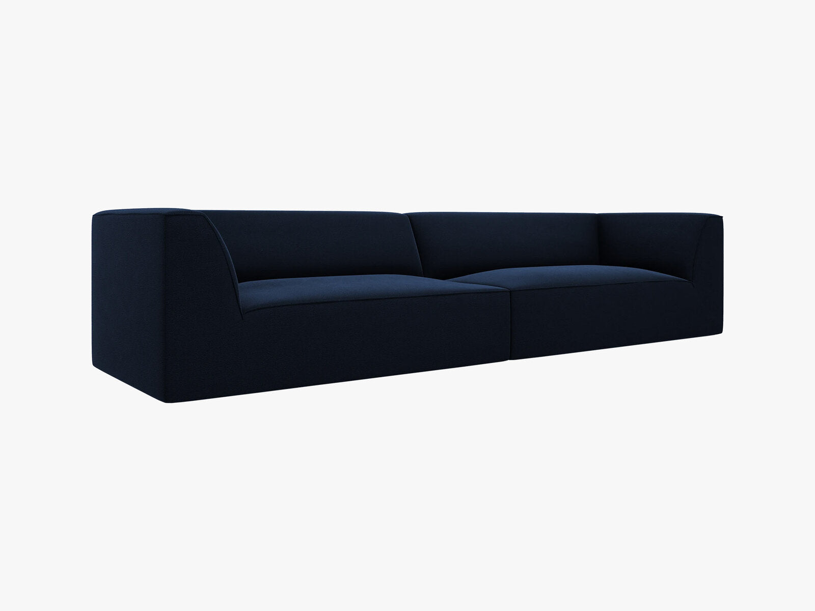 Micadoni Sofa Ruby 4-Sitzer Samt Salvador Königsblau
