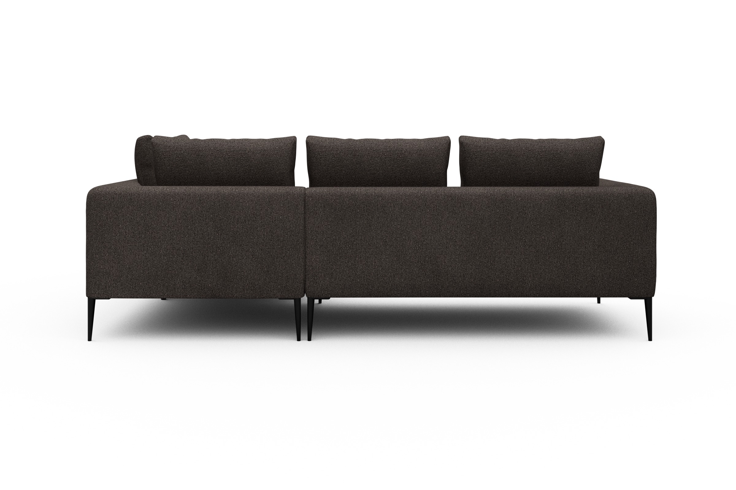 Ecksofa Paul Relax-Ecke rechts mit 2-Sitzer Boucle-Taupe