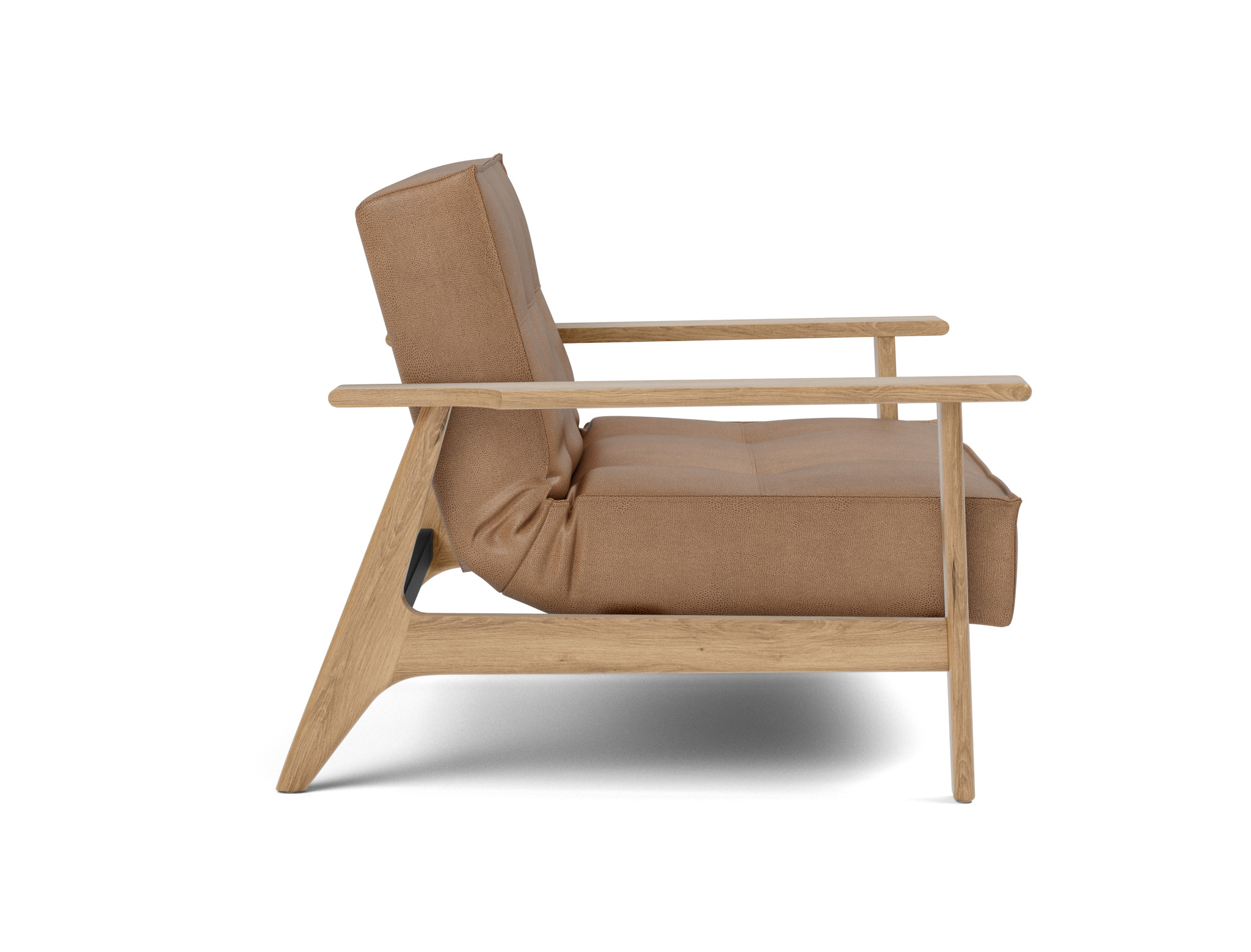 Sessel Splitback Frej Lederoptik Faunal 551-Brown