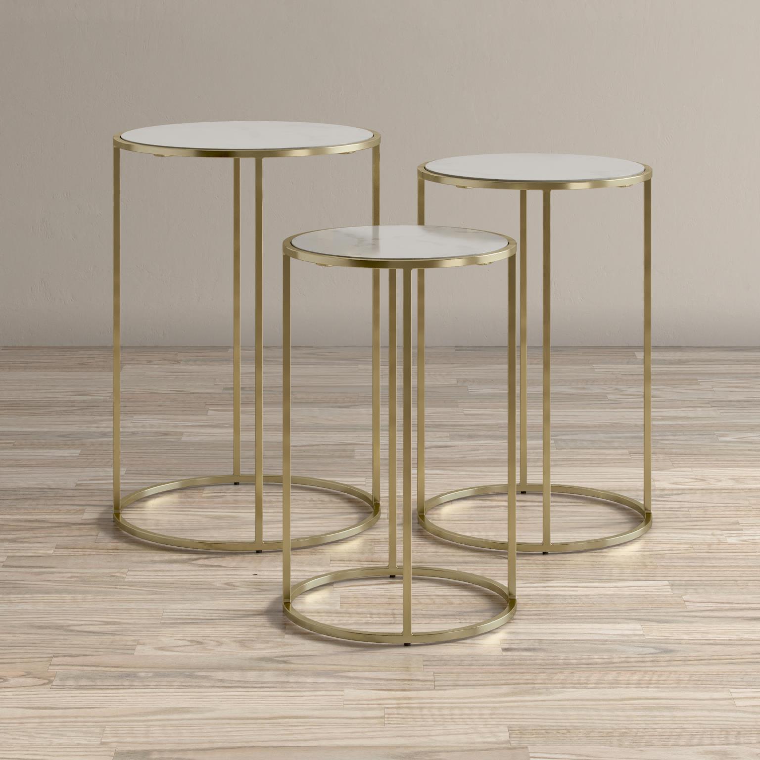 Livin Hill Tischsatz rund Avola Gold AV2130-39