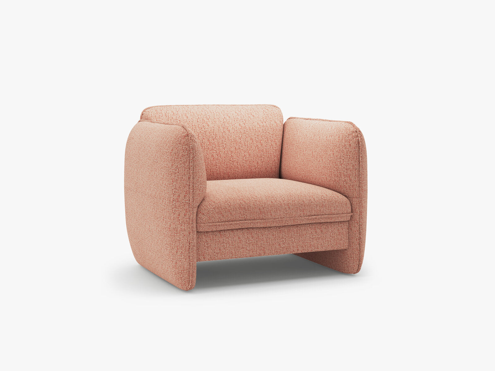 Micadoni Georgia Armsessel Chenille Silencio Rosa
