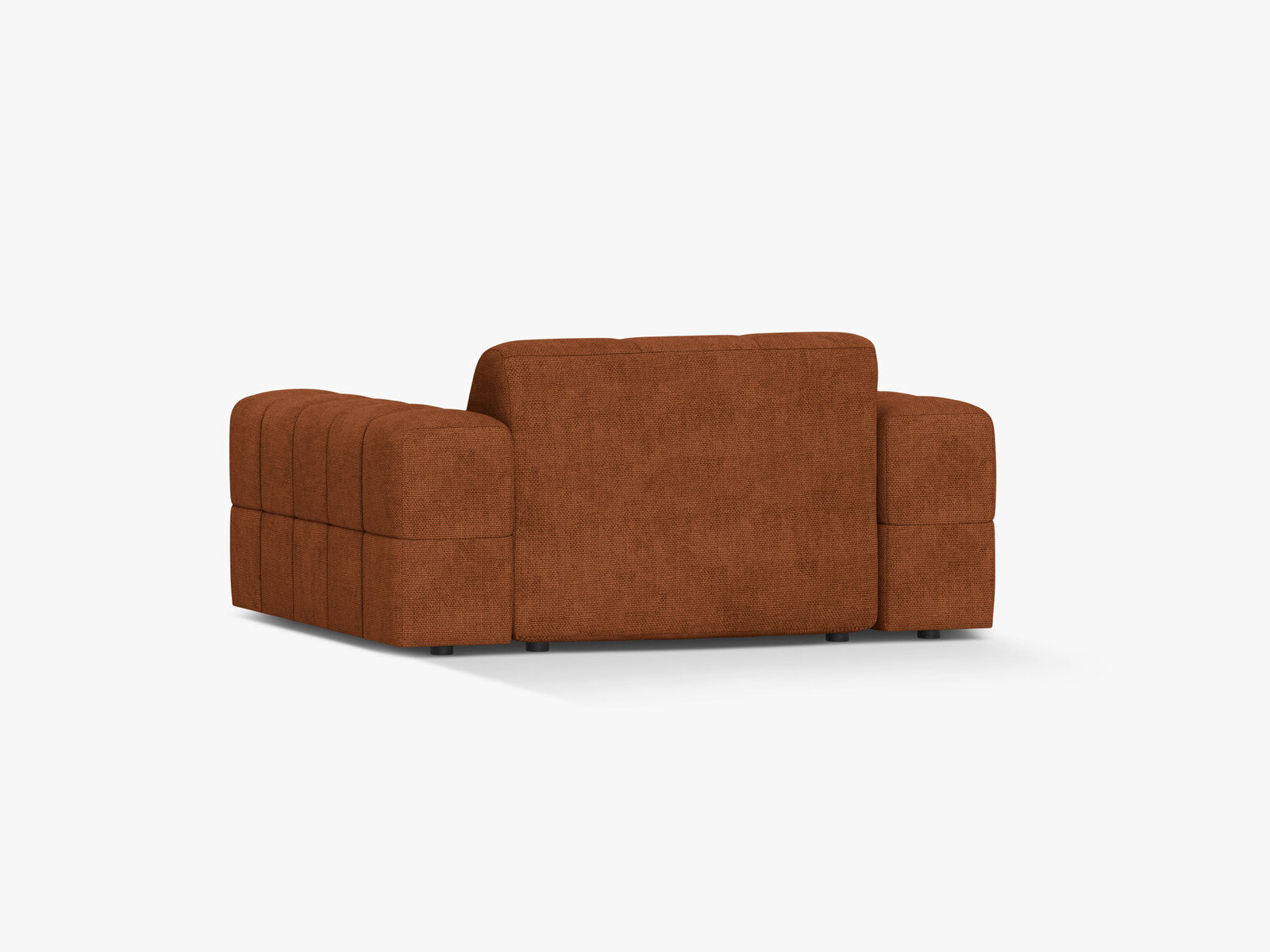 Micadoni Sessel Jennifer 1-Sitzer Chenille Eden Ziegel