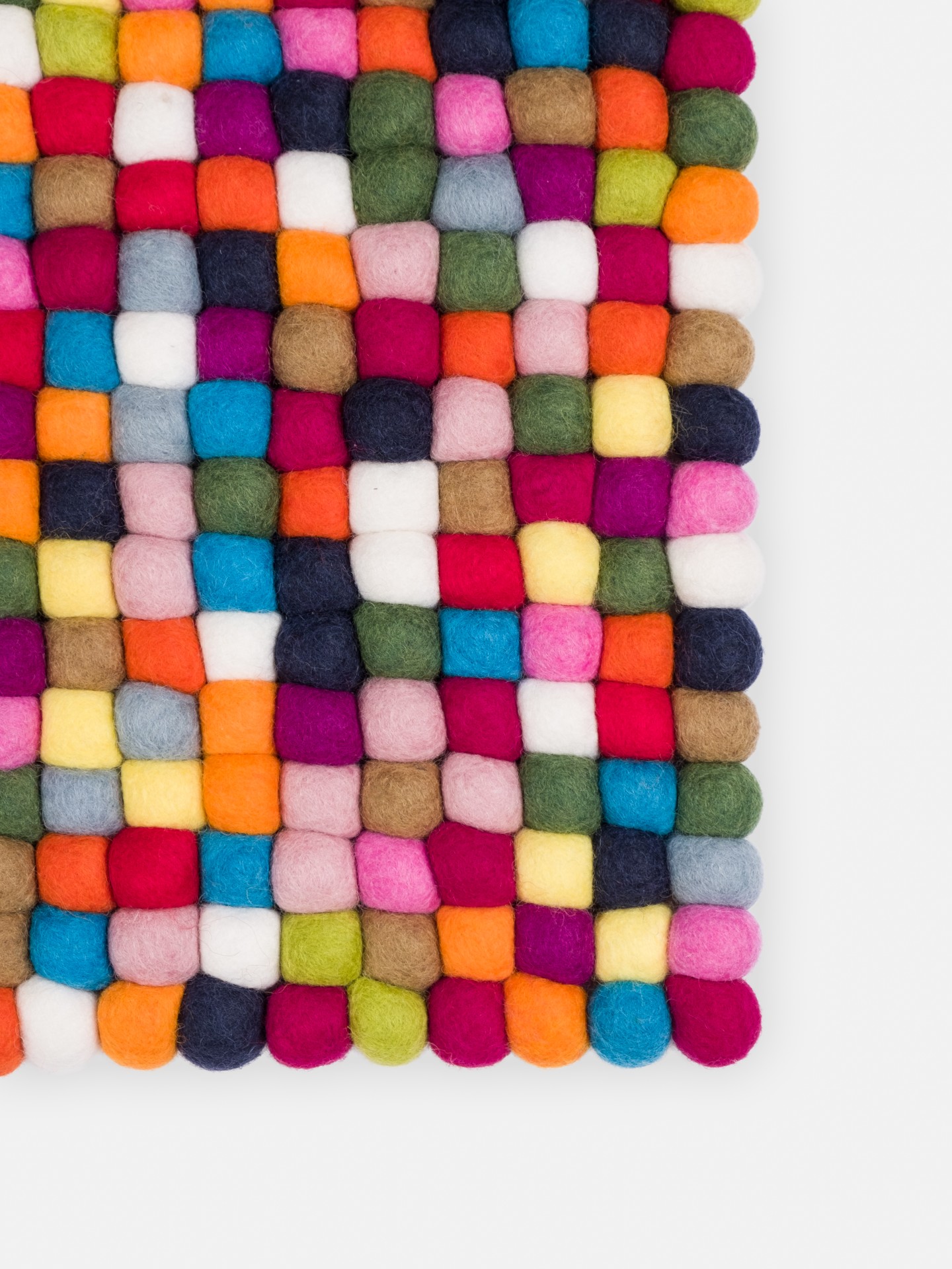myfelt Lotte Filzkugelteppich - 90x130 cm