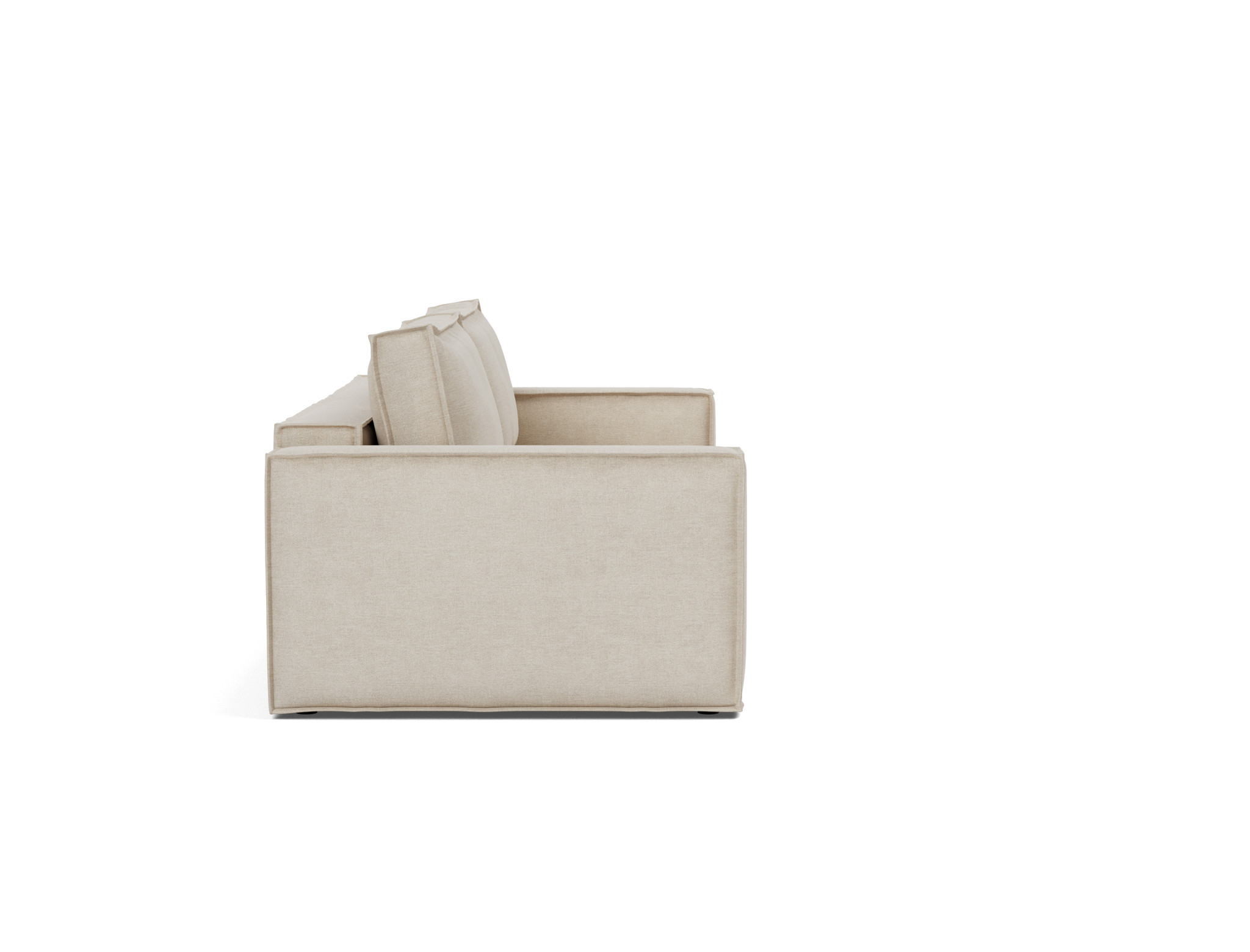 Schlafsofa Newilla Flachgewebe Phobos 586-Latte