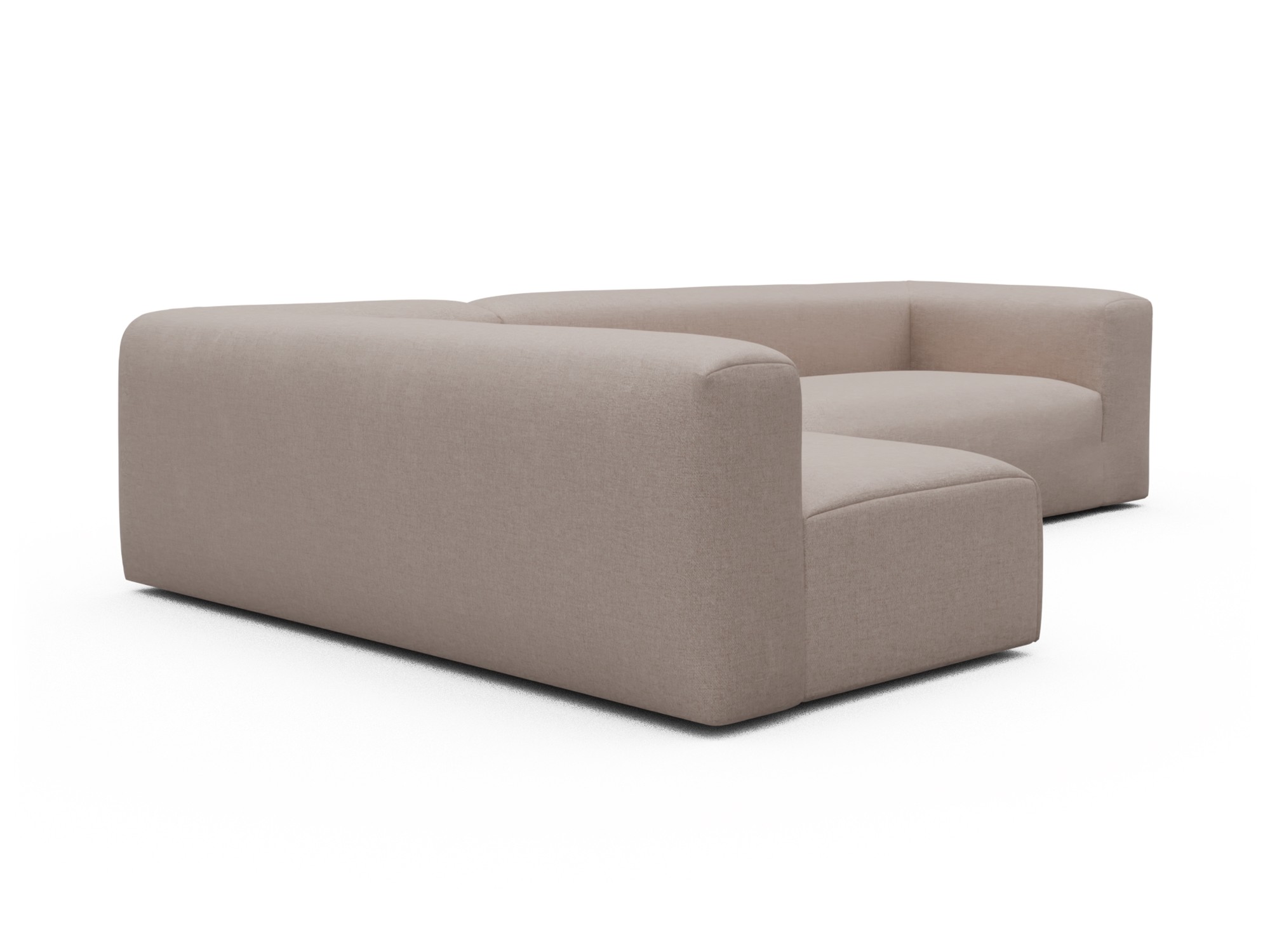Skandi Home Ecksofa Fred 2x 2,5-Sitzer links offen Weda-Sand moebelfaktor
