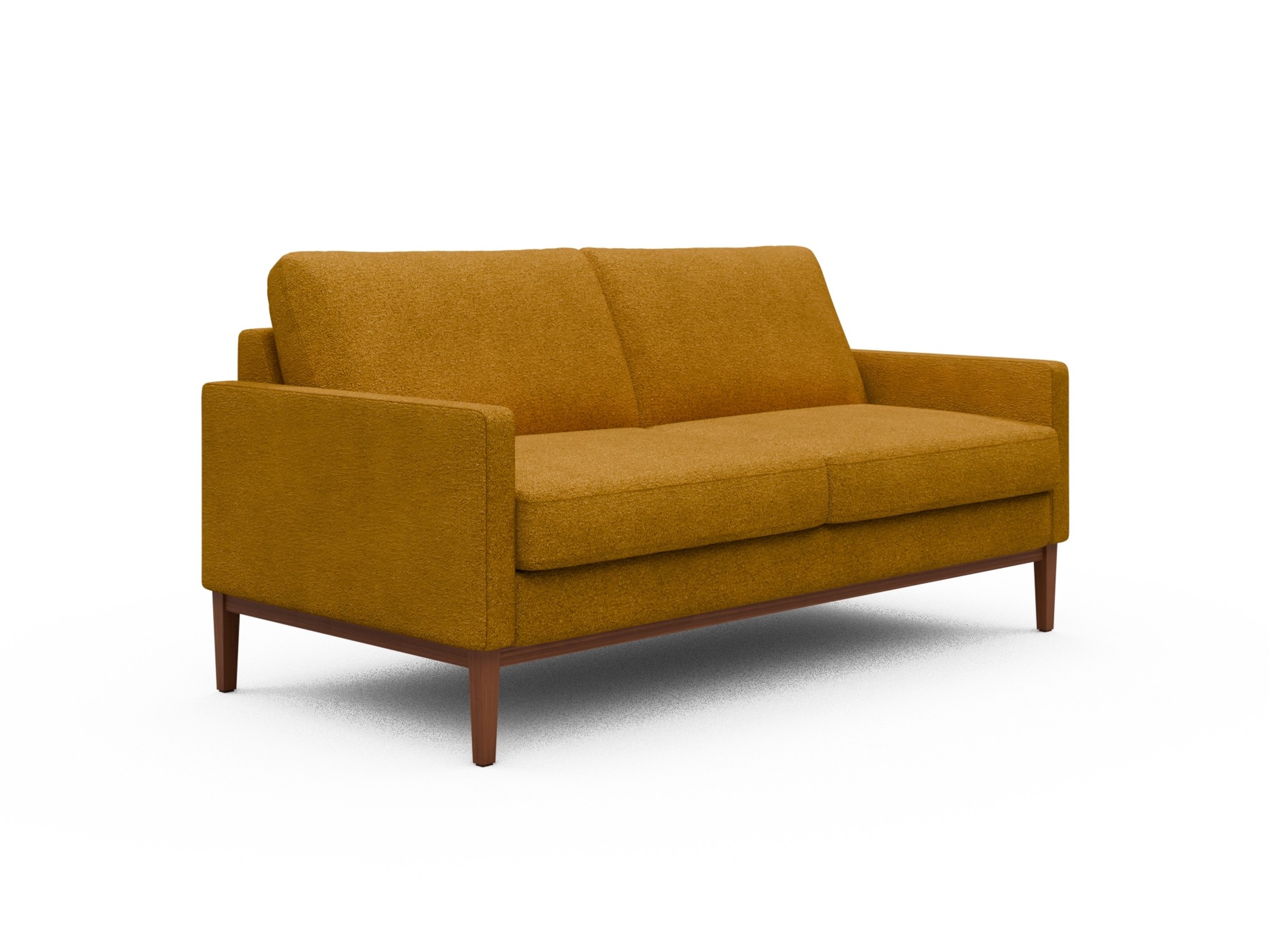 Skandi Home Sofa Bodo 2,5-Sitzer Boucle-Ochre moebelfaktor