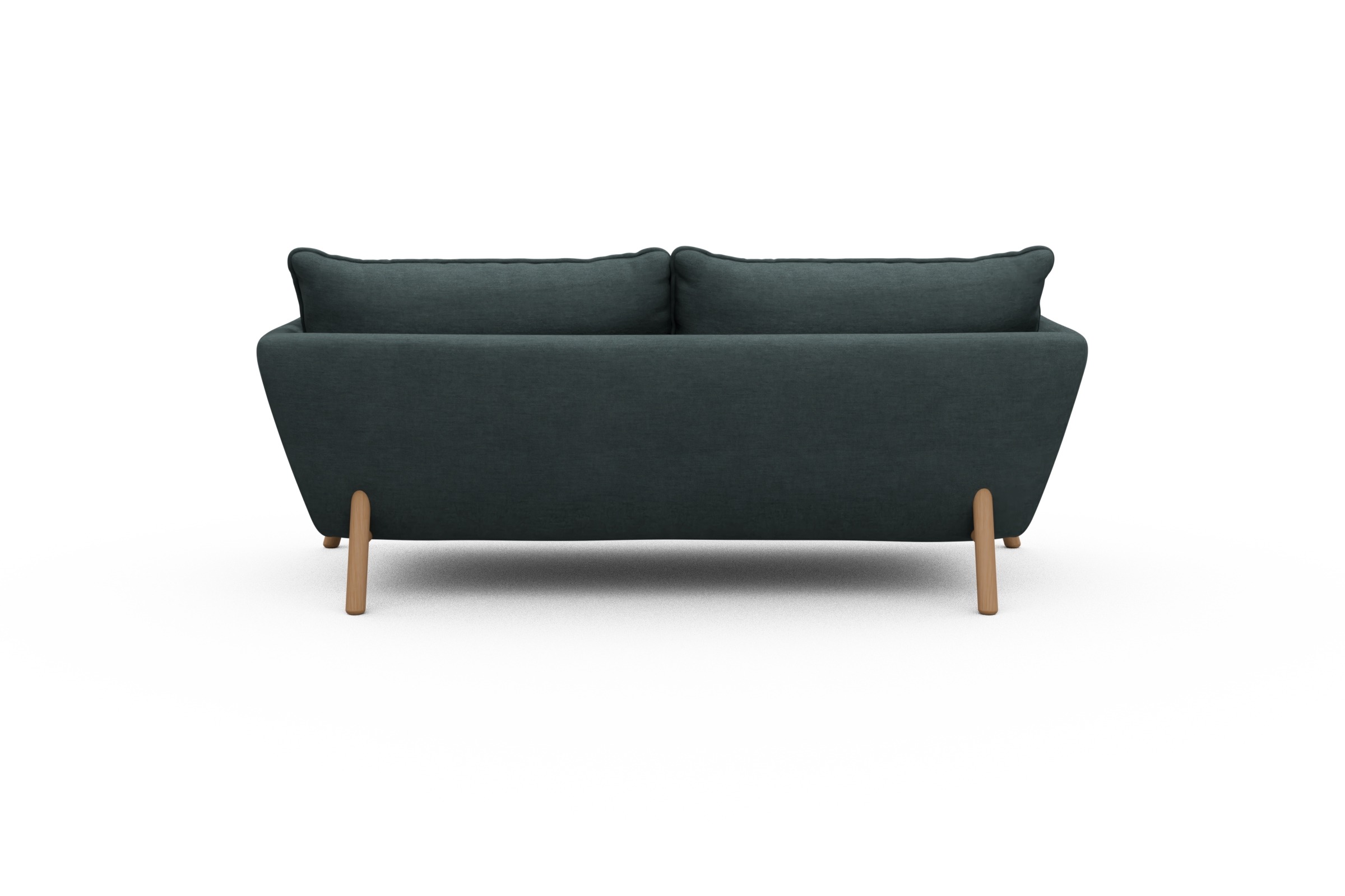 Sofa Emil PREMIUM 2-Sitzer Beinfarbe Eiche Natur Vivus-Blue