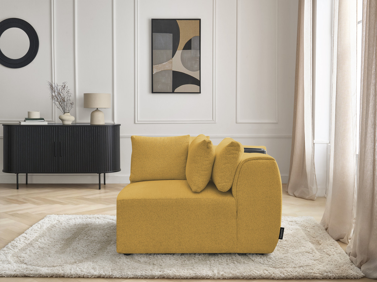 Bobochic Jana Eckmodul Melange-Stoff Gelb