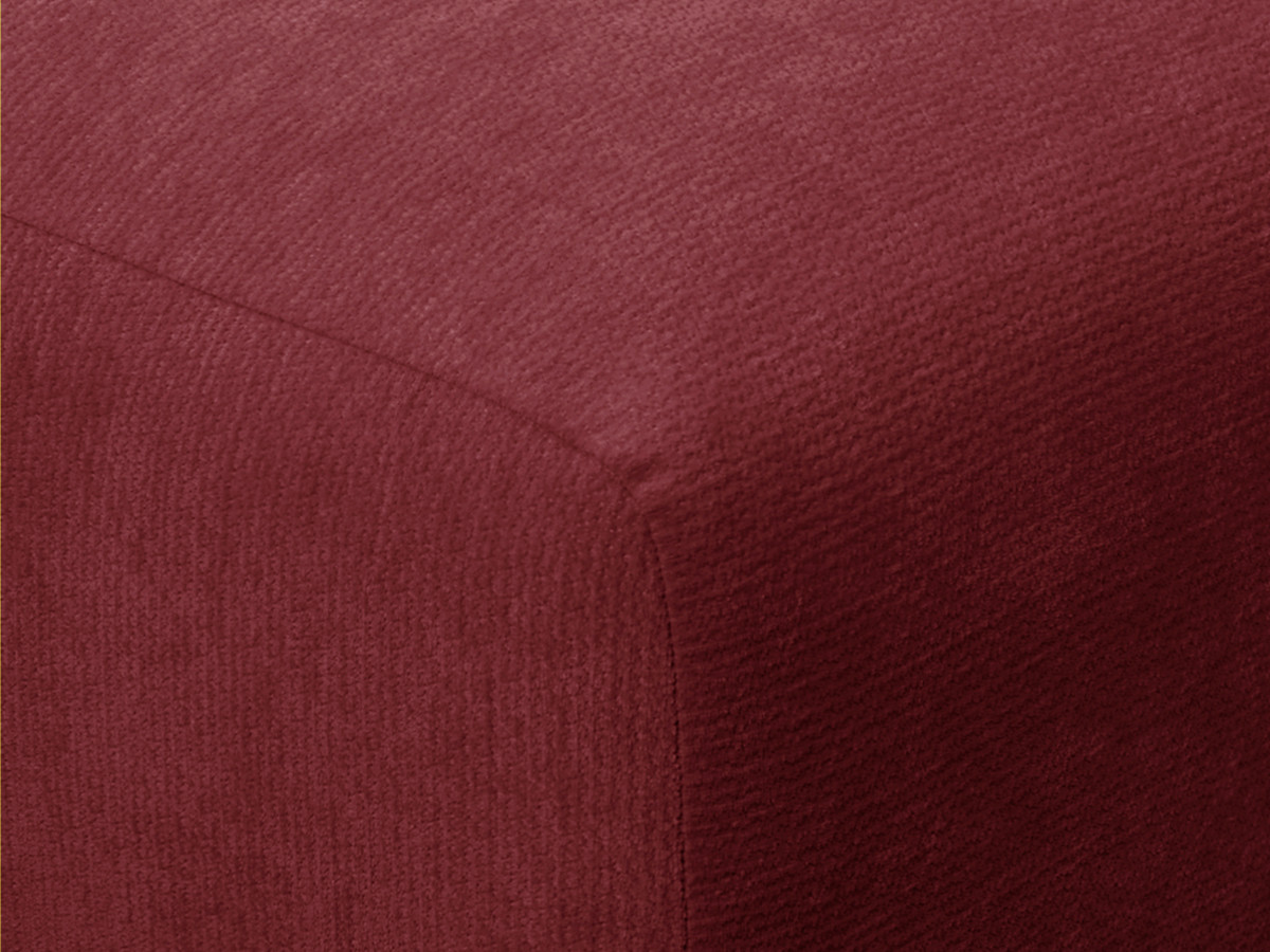 Bobochic Minorque Schlafsofa 2,5-Sitzer Chenille Rot, Liegefläche 160 × 200 cm
