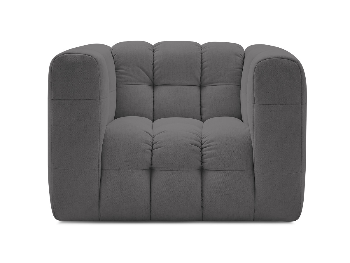 Bobochic Ulysse Sessel Stoff Dunkelgrau