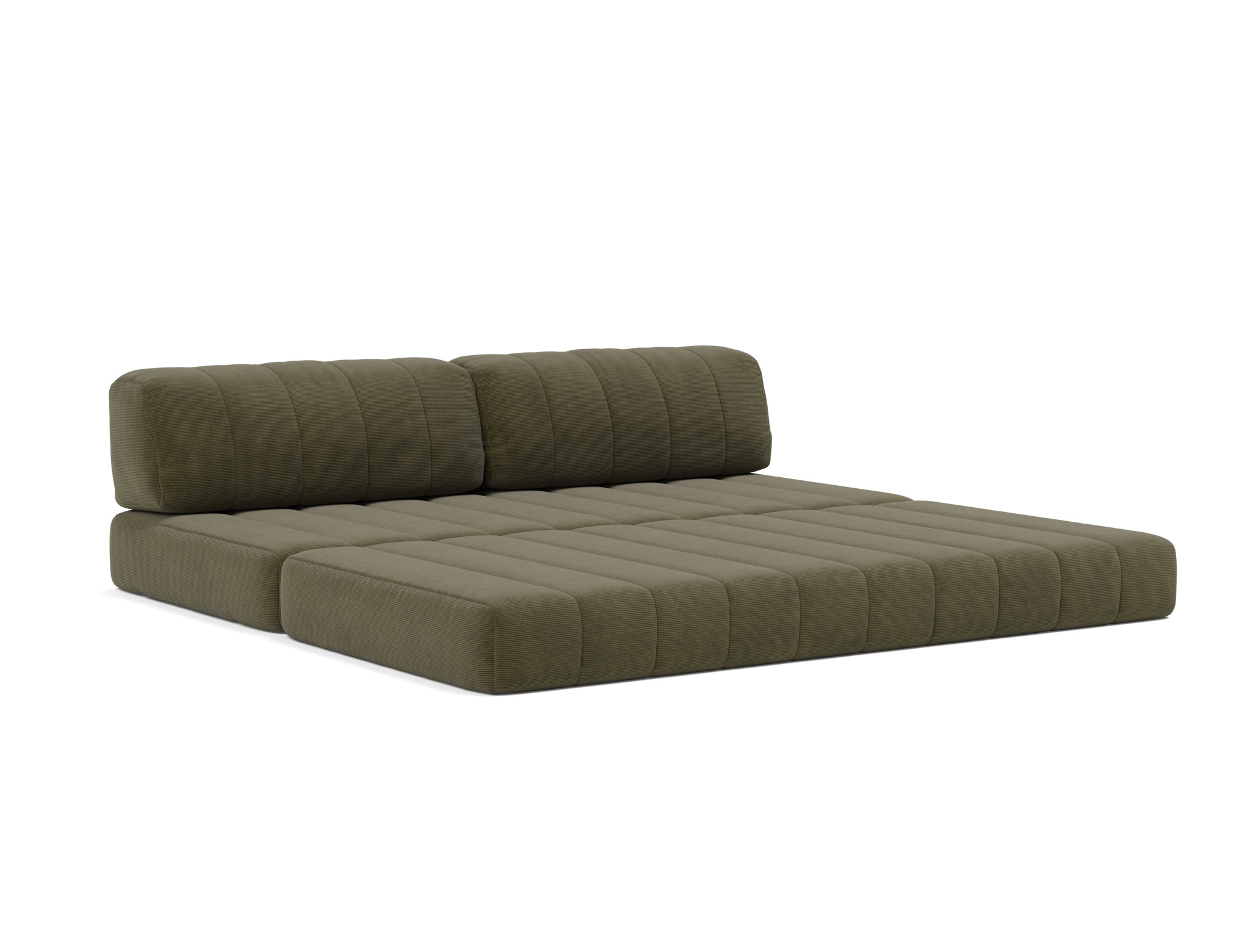 Schlafsofa CozyPad Kord Cordufine 316-Pine-Green