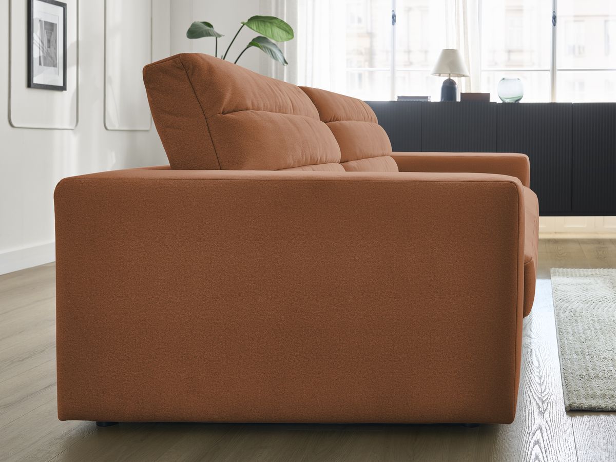Bobochic Sierra Sofa 3-Sitzer Samt Orange