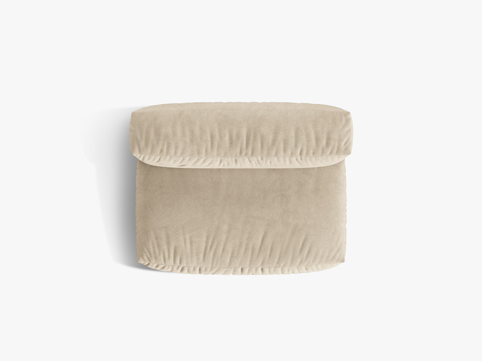 Micadoni Modul Martina 1-Sitzer Groß Samt Vogue Helles Beige