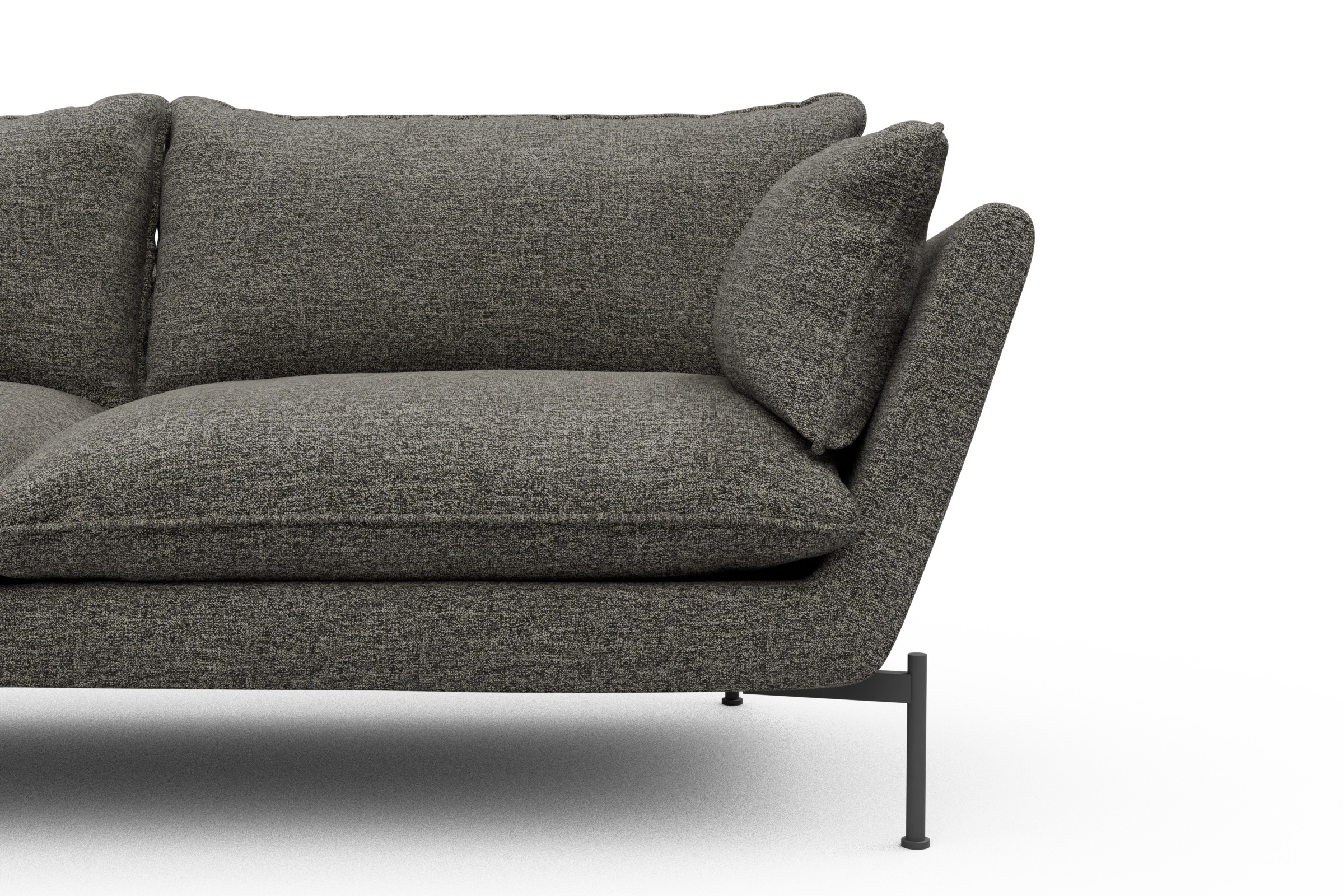 Sofa Anton PREMIUM 2-Sitzer Carreno-Sepie-Brown