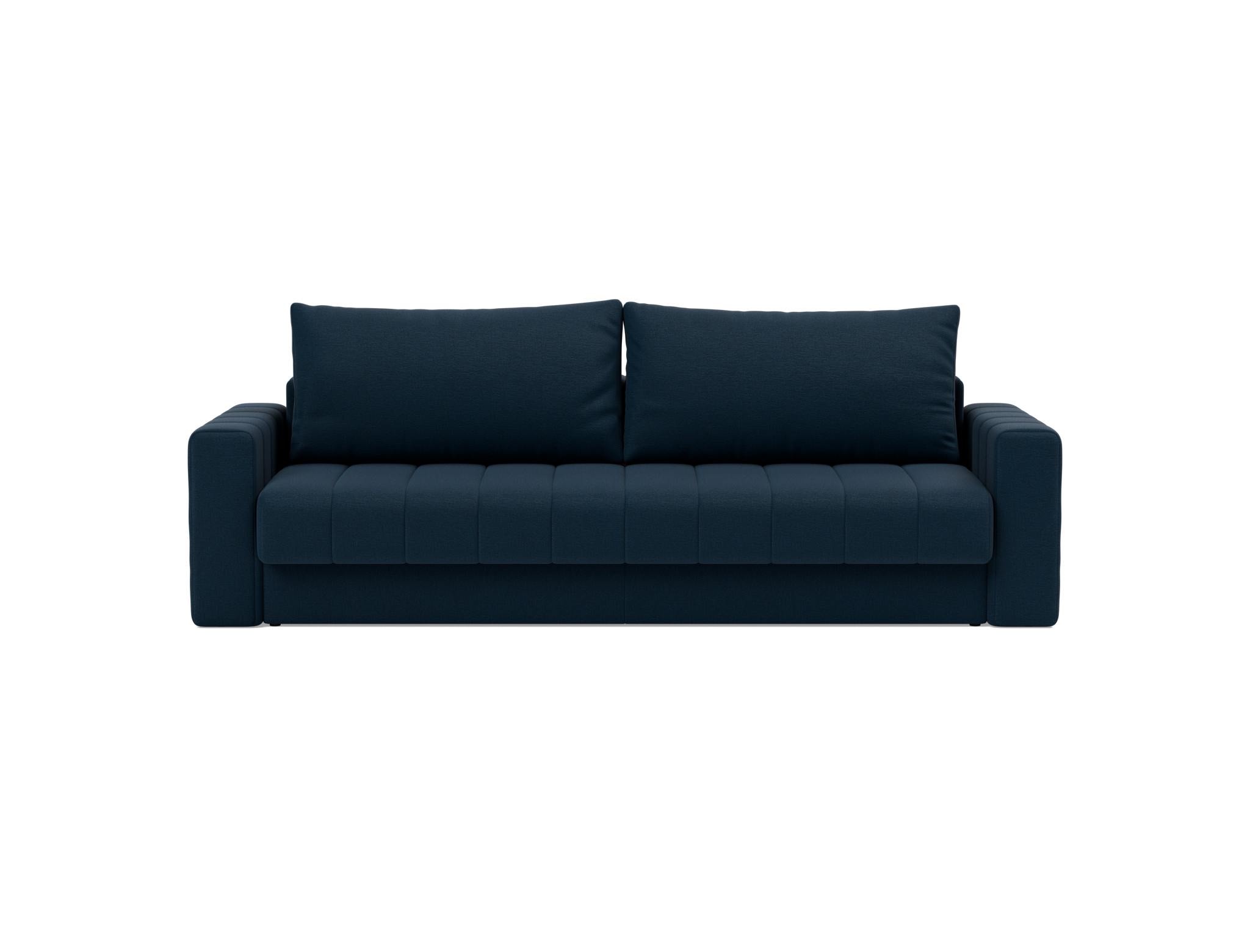 Schlafsofa Akello mit Armlehnen Flachgewebe Mixed Dance 528-Blue