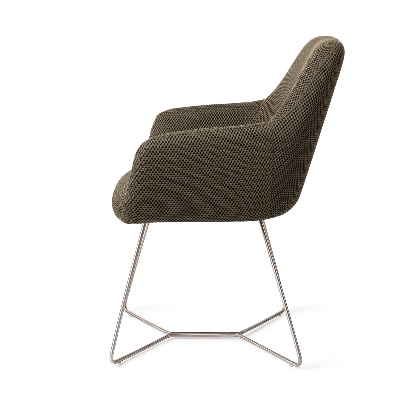 Jesper Home Esszimmerstuhl Hiroo Jungle-Jewel Beehive Stahl