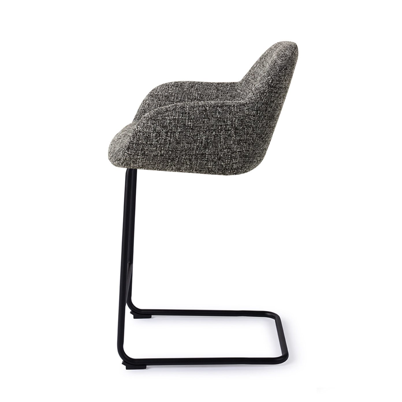 Jesper Home Barhocker Kushi Skyfall Arch Schwarz Barhöhe (75cm)