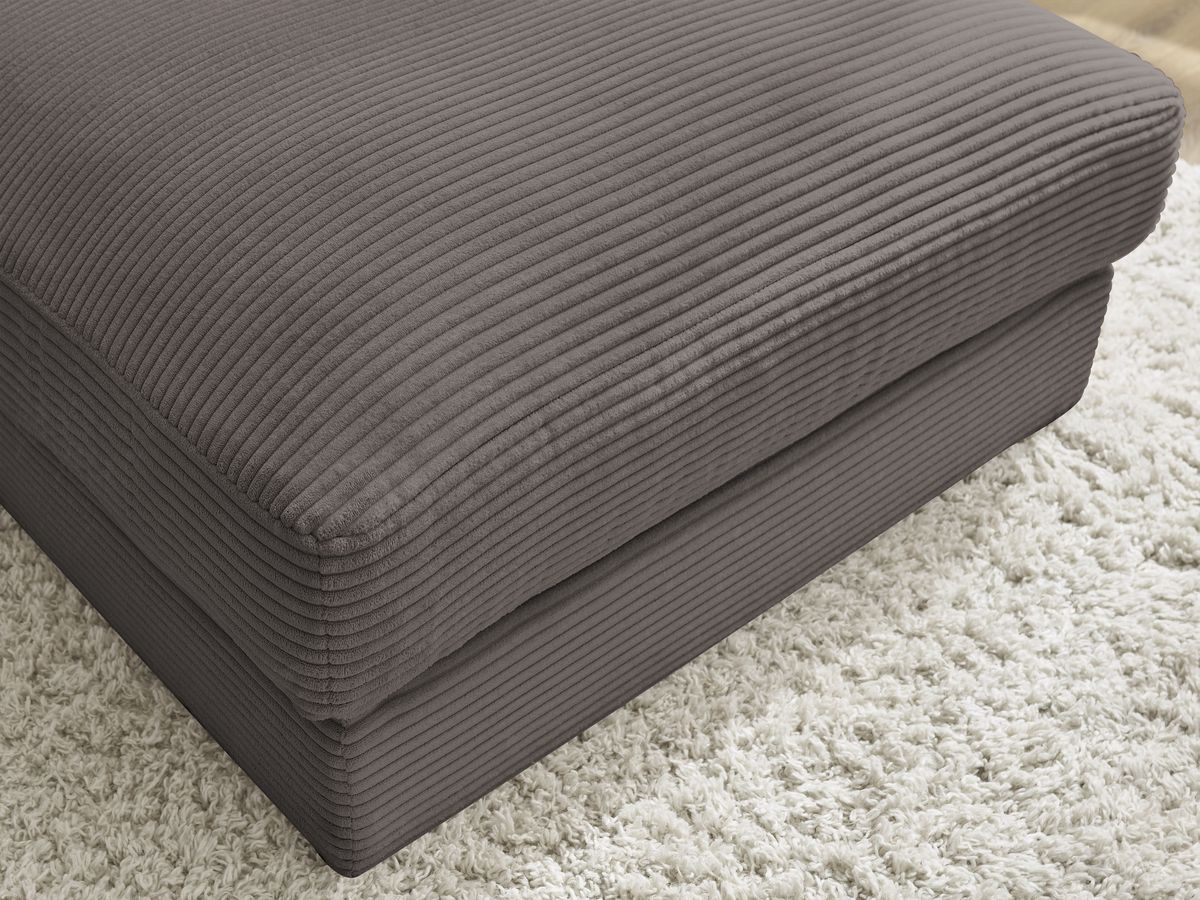 Bobochic Leonard Pouf Cordsamt Braun