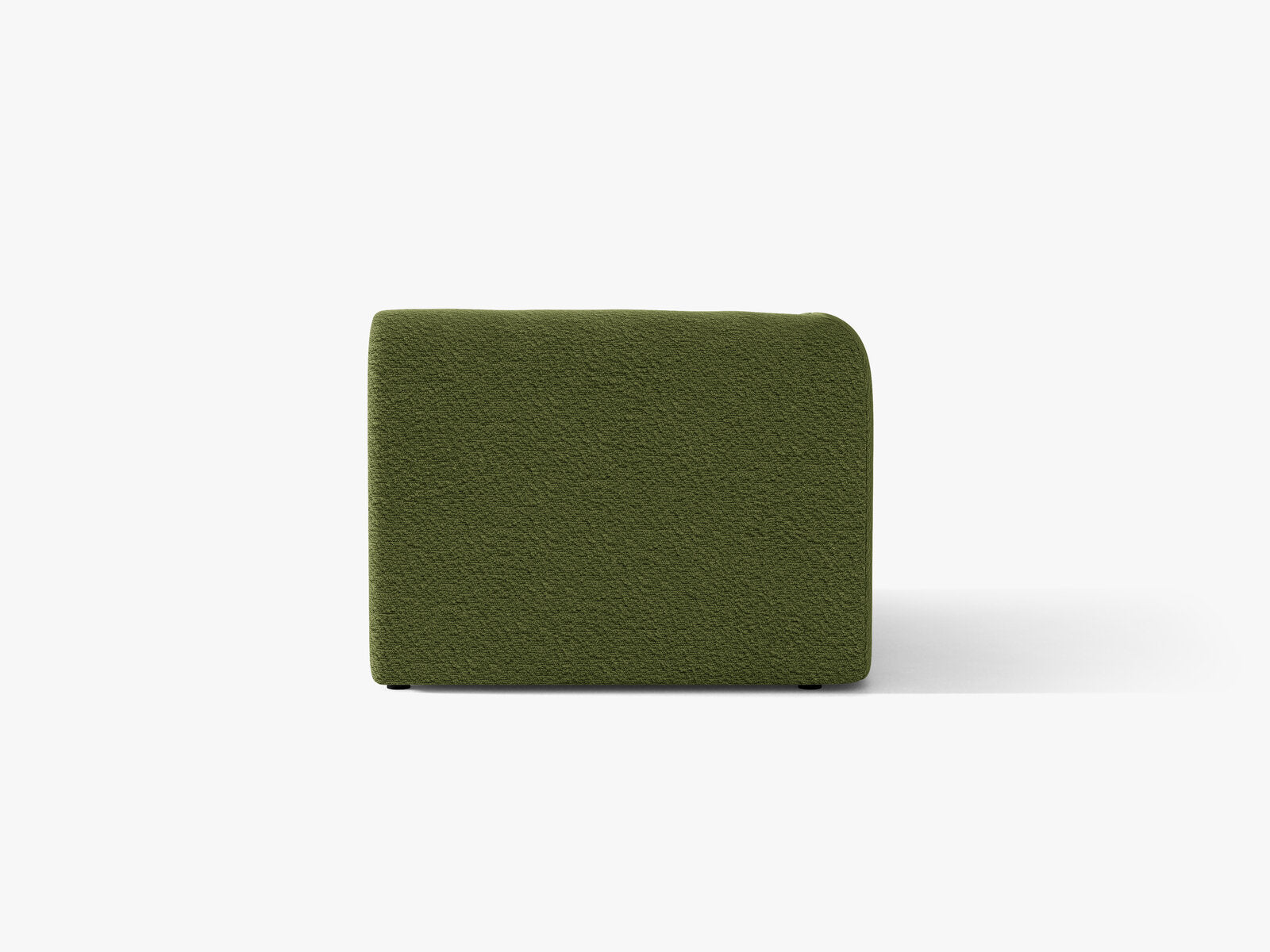 Micadoni Eckmodul Miley 1-Sitzer Links Boucle Baloo Dunkel-Olivgrün