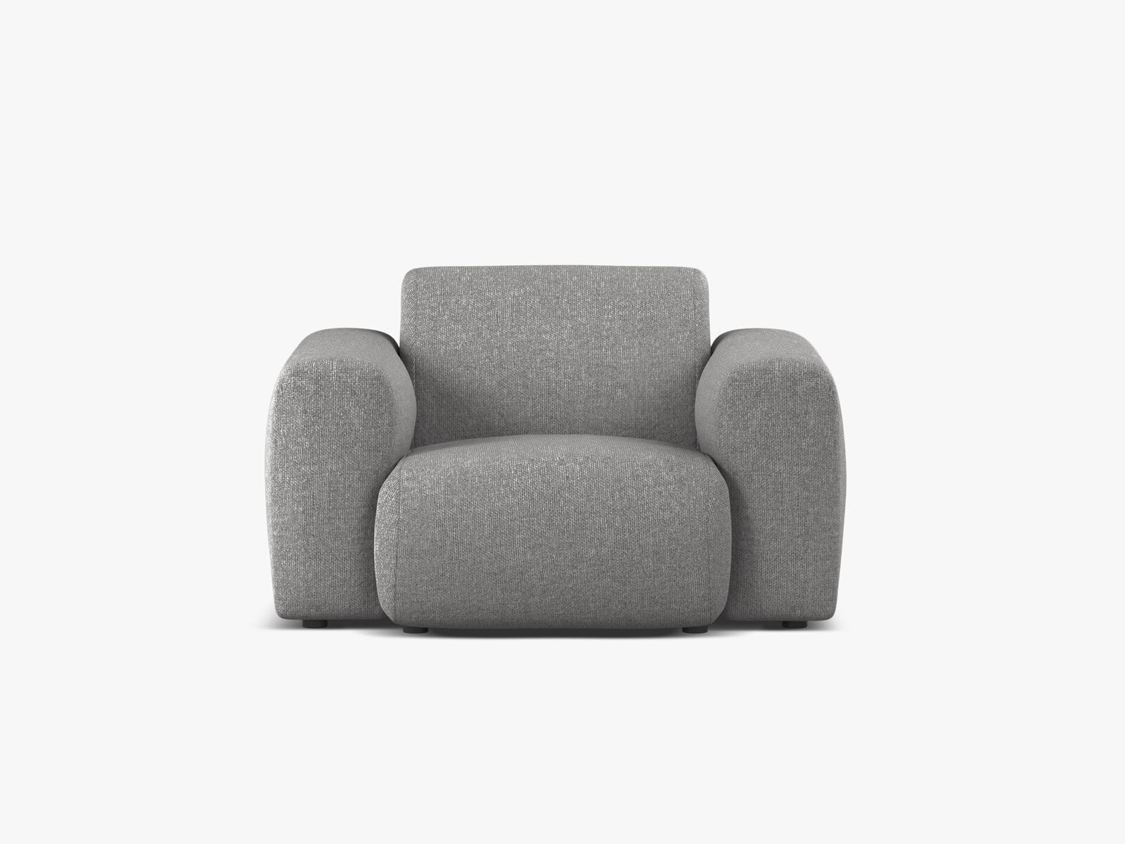 Micadoni Sessel Molino Chenille Eden Hellgrau