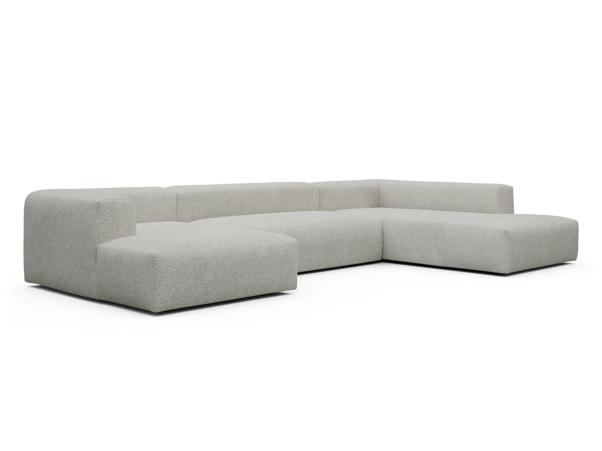 Skandi Home Wohnlandschaft Fred Relax-Ecke rechts mit 2-Sitzer und Chaiselongue links Vanora-Warm-Sand moebelfaktor