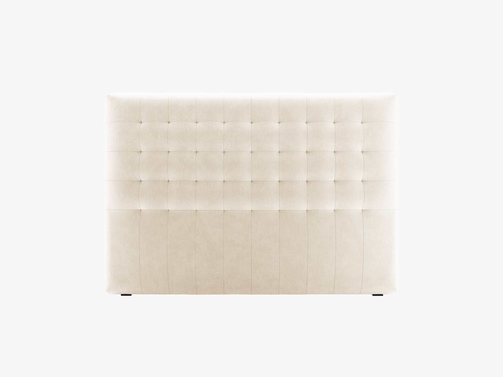 Micadoni Nova Samtiger Kopfteil 120 cm (H 95 cm) Samt Paris Beige 140x95