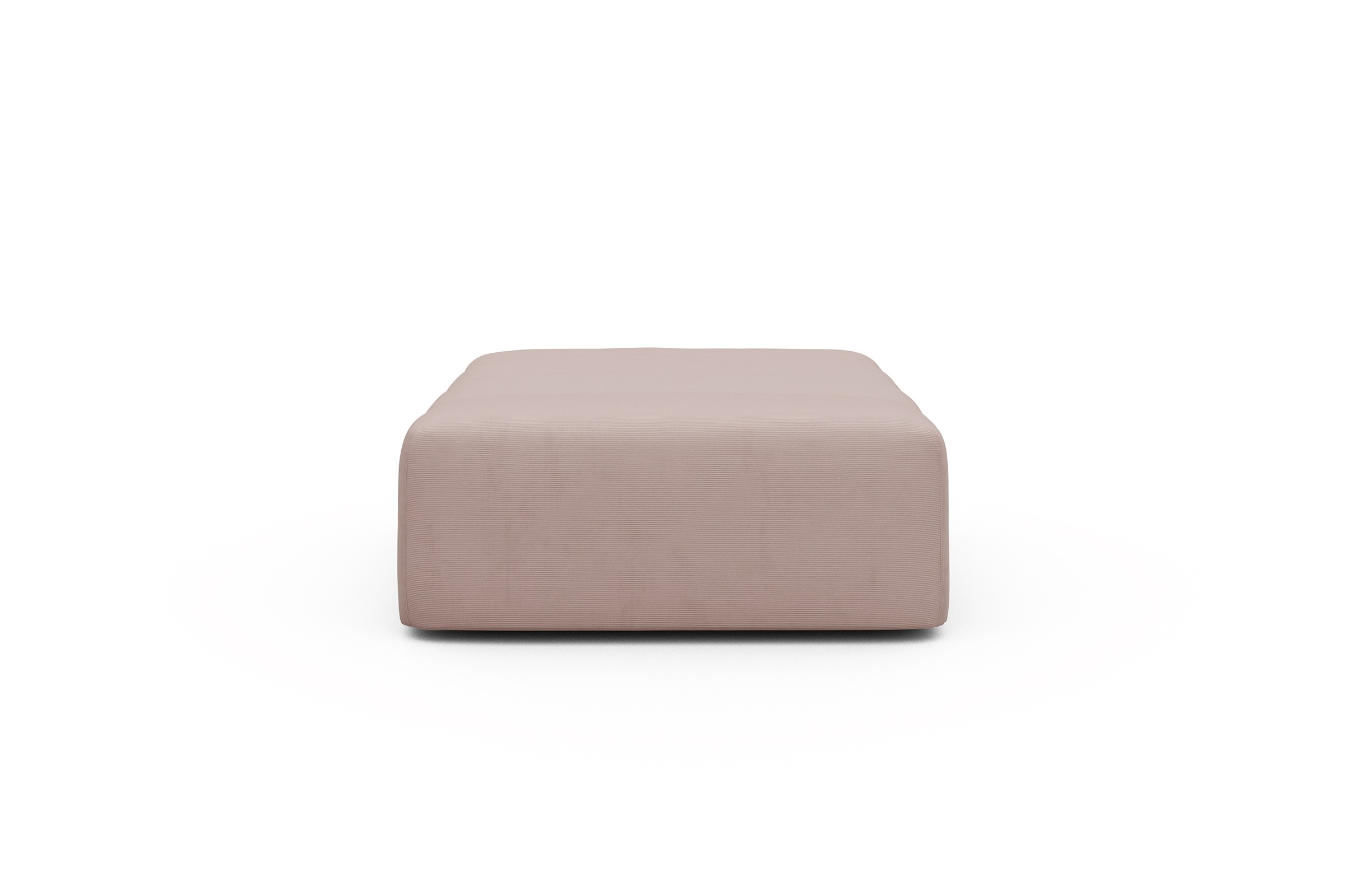 Sitzhocker Hugo Ottomane Cordufine-Blush